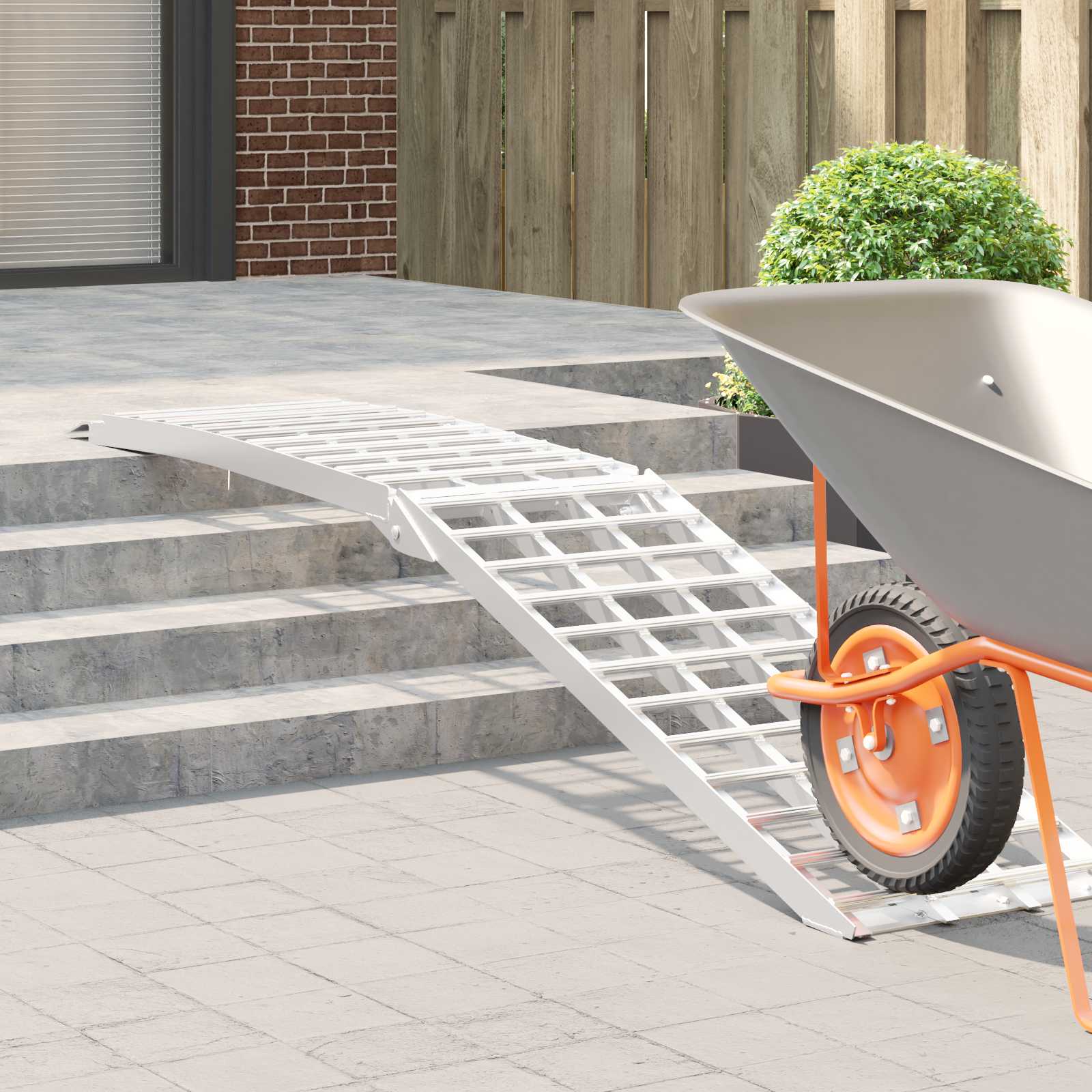 Ramp za motocikle 680 kg Srebrno 680 kg Aluminij