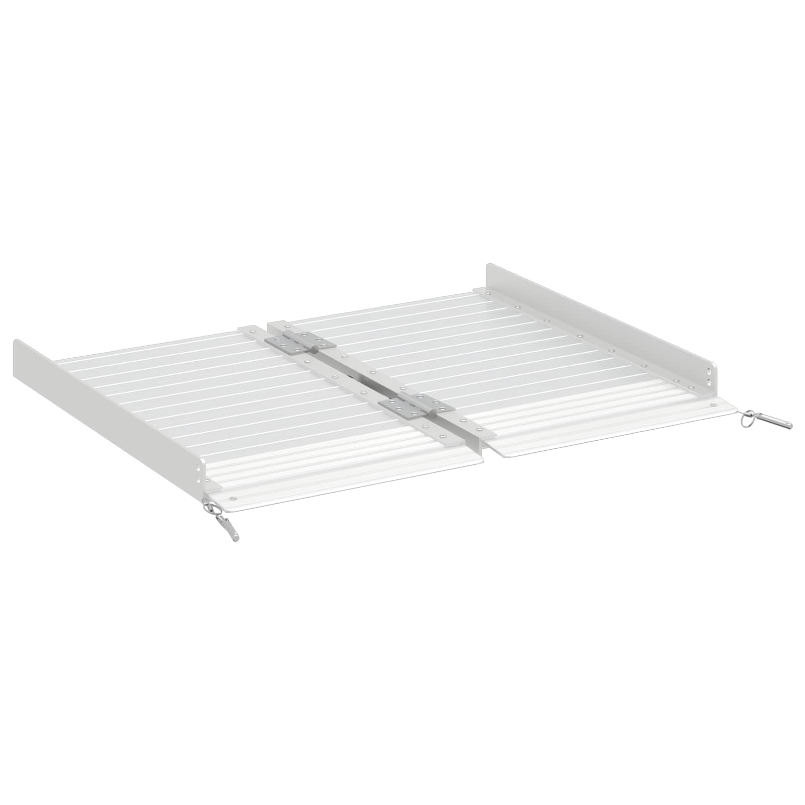 Rampu za Kolica 270 kg Srebrno 62 x 73 x 5 cm Aluminij