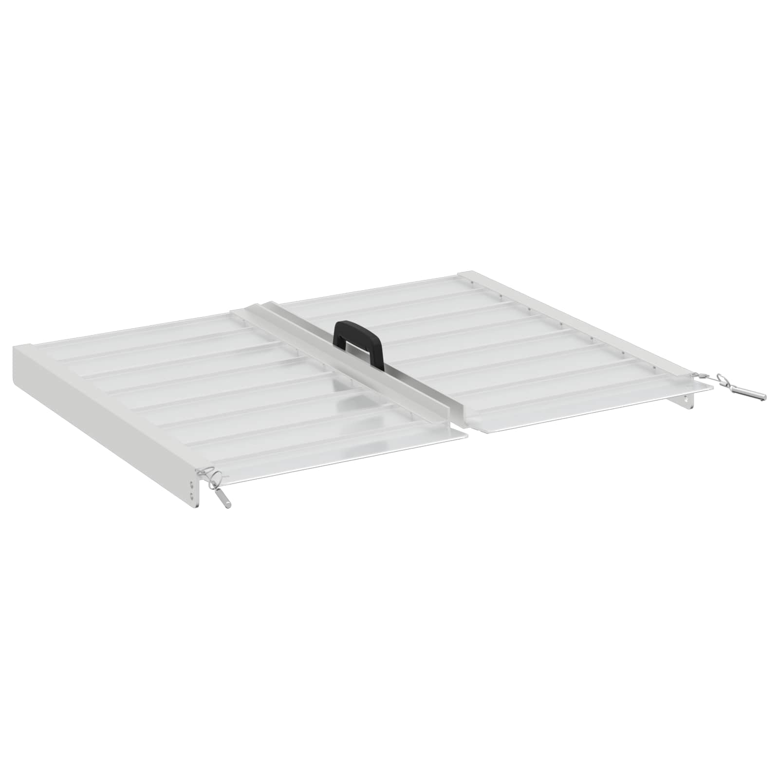 Rampu za Kolica 270 kg Srebrno 62 x 73 x 5 cm Aluminij