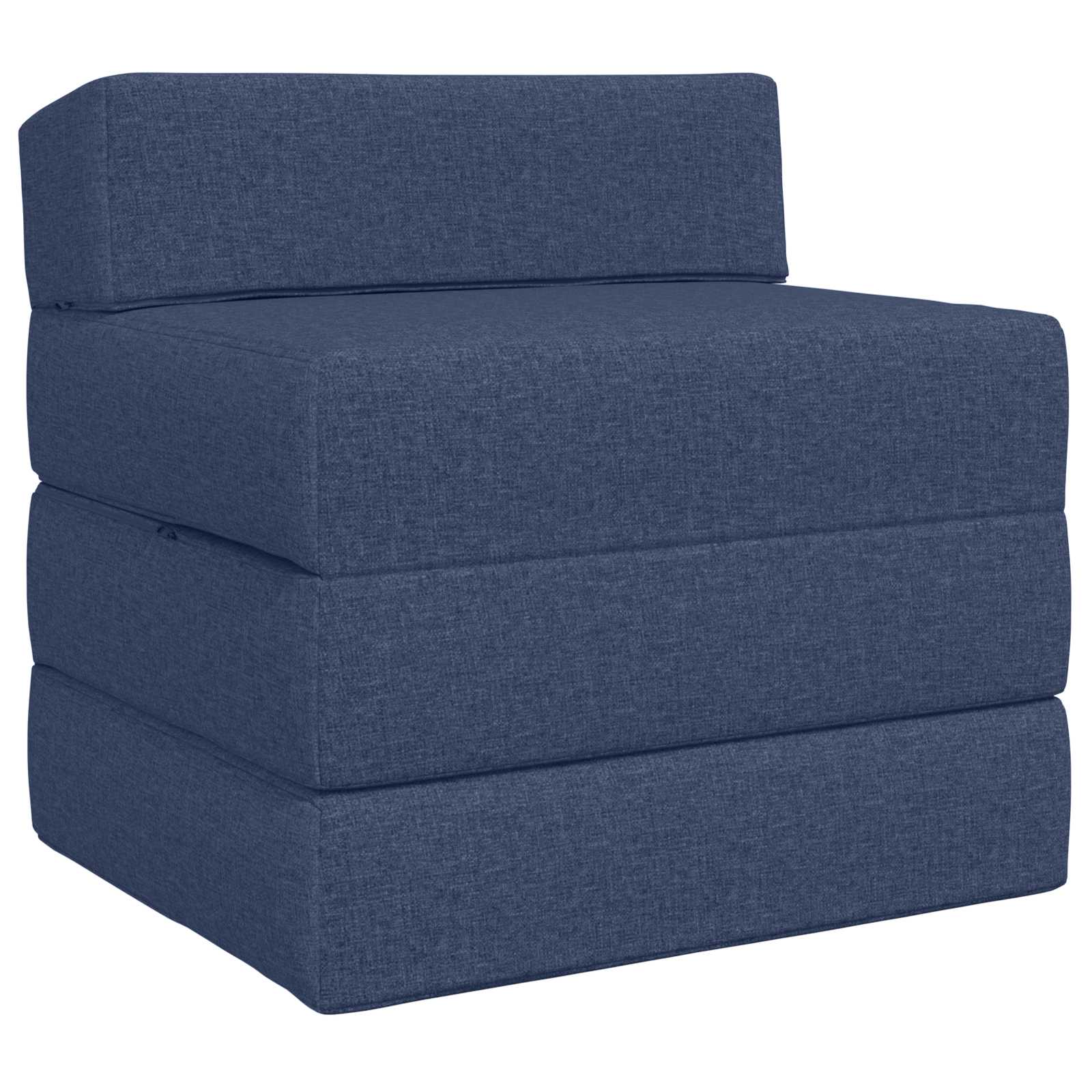 Sofa na razvlačenje Plava 200 x 70 x 15 cm Tkanina