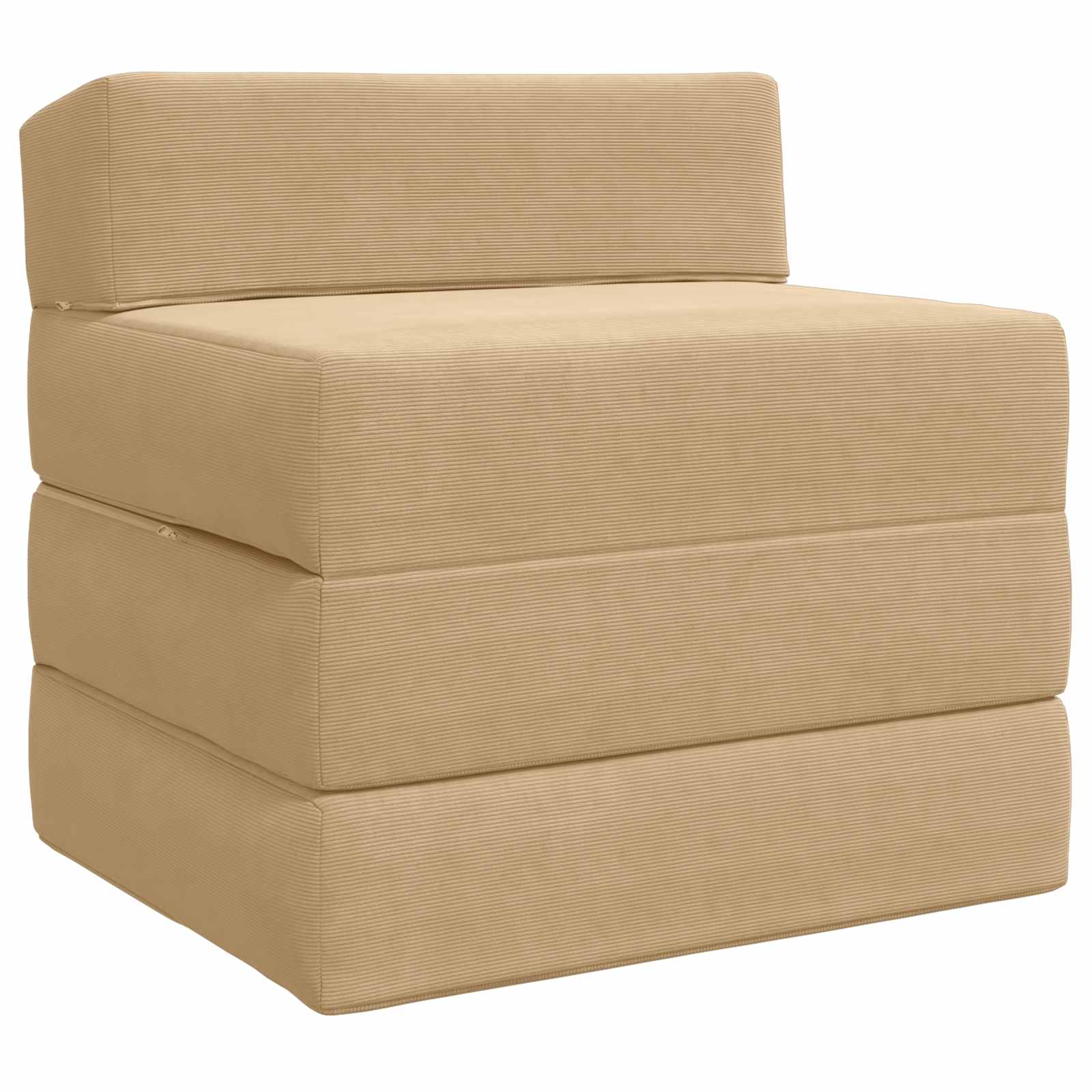 Sofa na razvlačenje Svijetlozeleni sivi 200 x 70 x 15 cm