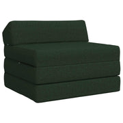 Sofa na razvlačenje Tamnozelena 200 x 70 x 10 cm Tkanina