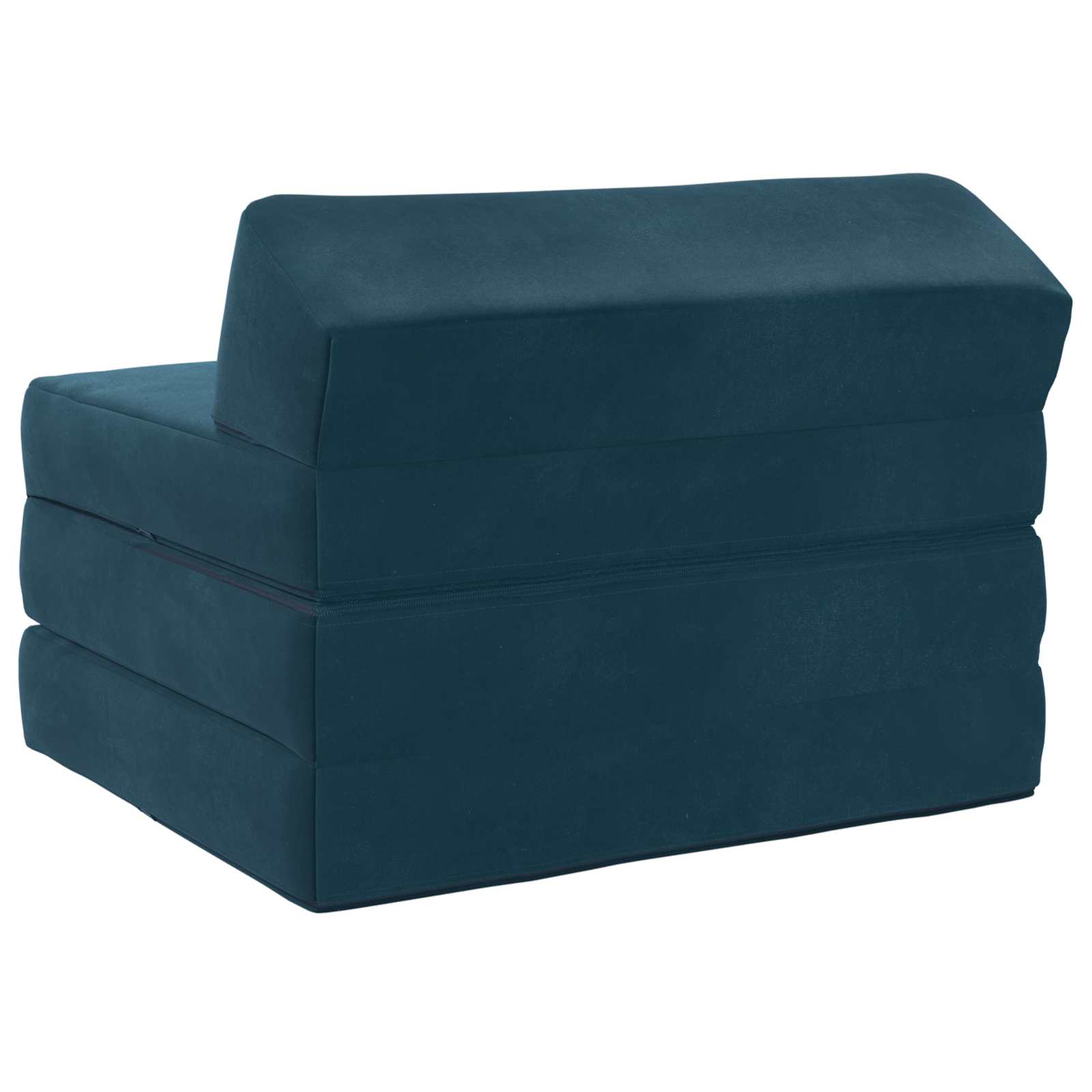 Sofa na razvlačenje Plava 200 x 70 x 10 cm Baršun