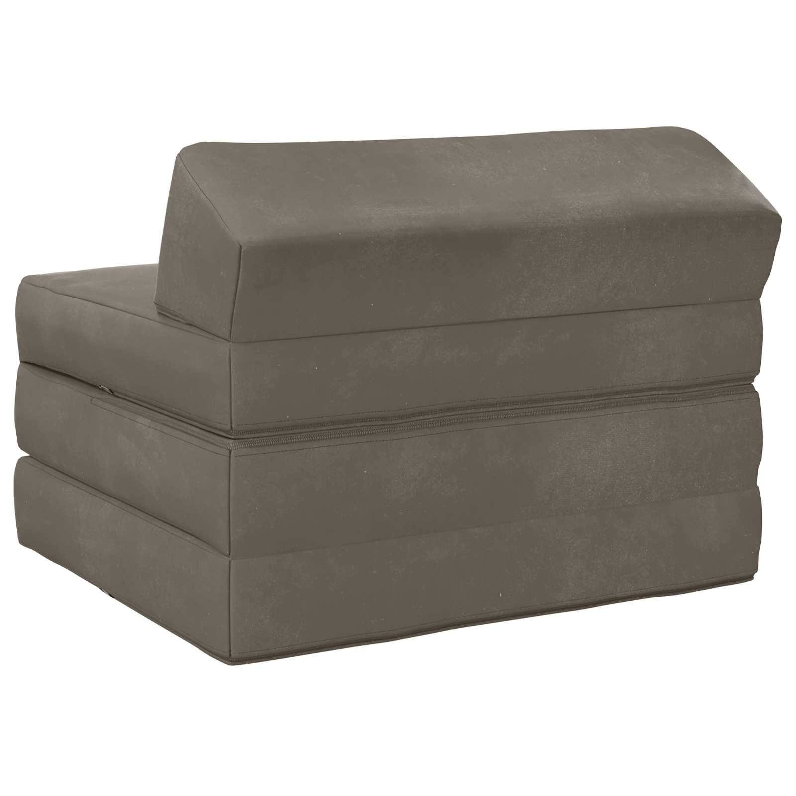Sofa na razvlačenje Svjetlosiva 200 x 70 x 10 cm Baršun
