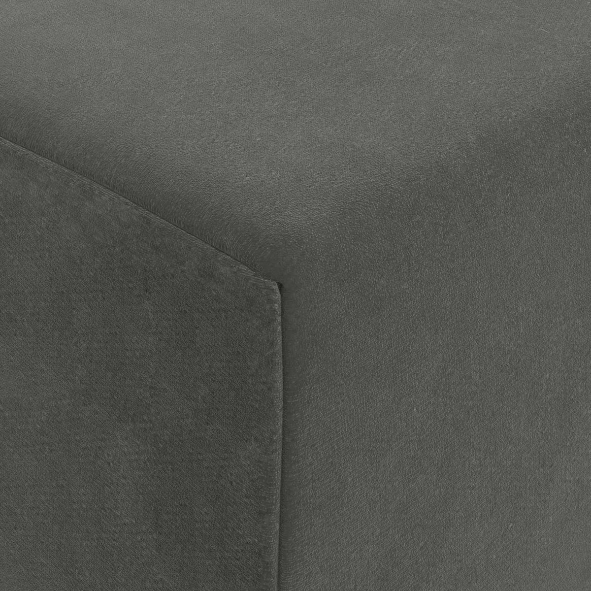 Sofa na razvlačenje Tamnosiva 200 x 70 x 10 cm Baršun