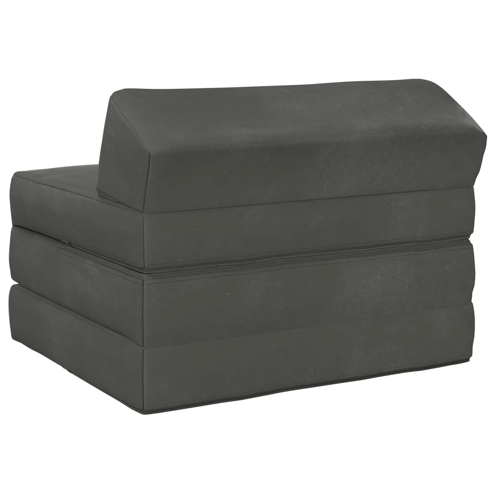 Sofa na razvlačenje Tamnosiva 200 x 70 x 10 cm Baršun