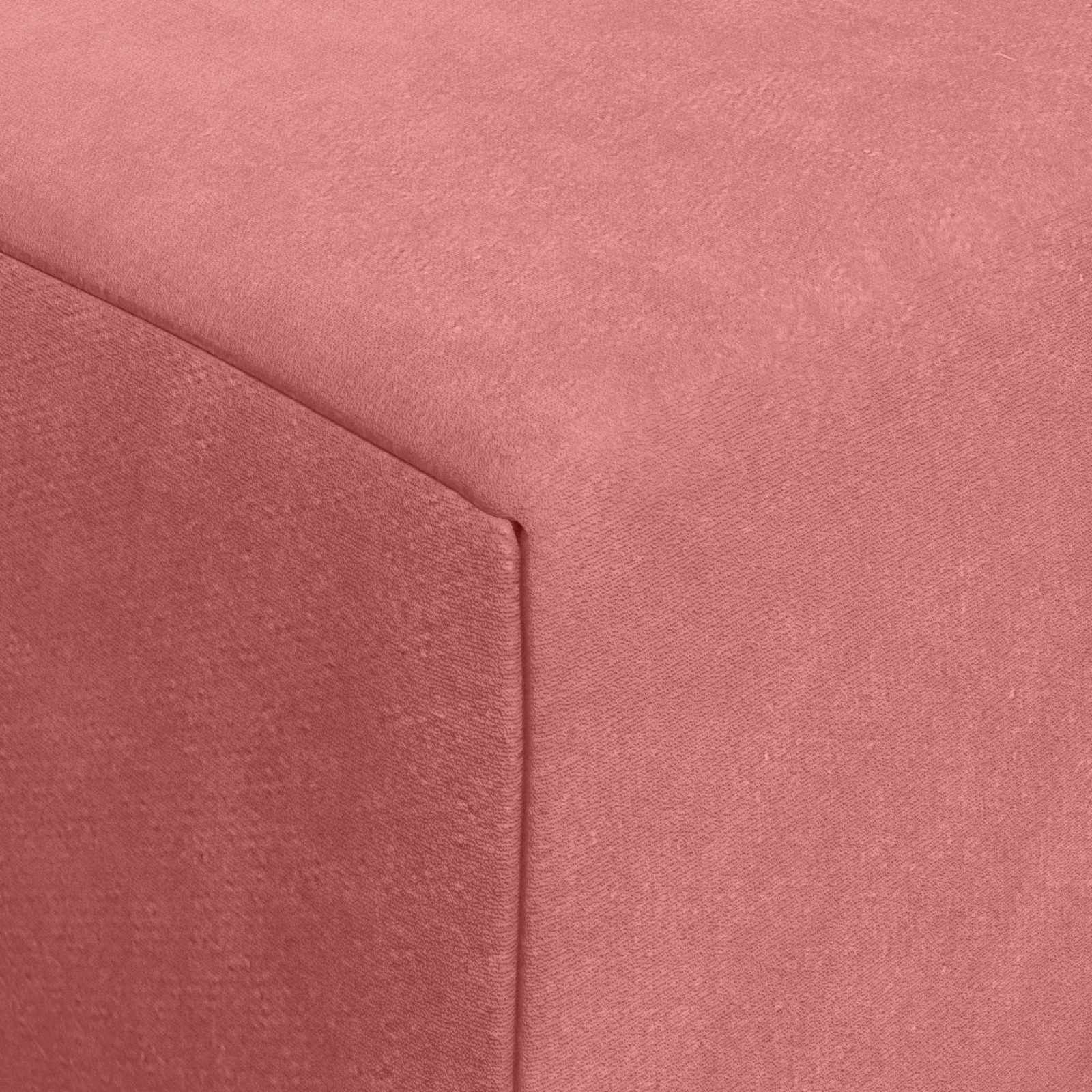 Sofa na razvlačenje Ružičasta 200 x 70 x 10 cm Baršun