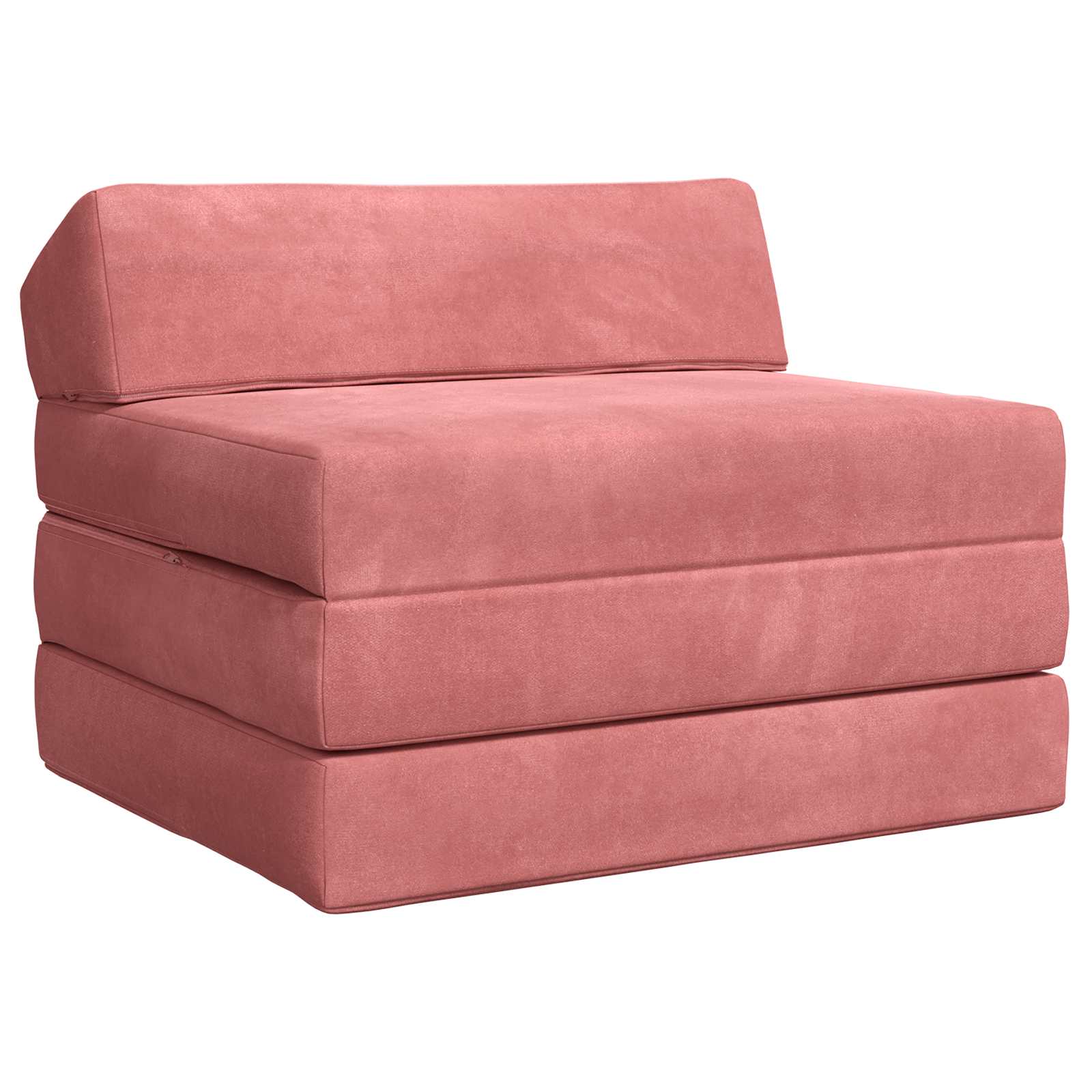 Sofa na razvlačenje Ružičasta 200 x 70 x 10 cm Baršun