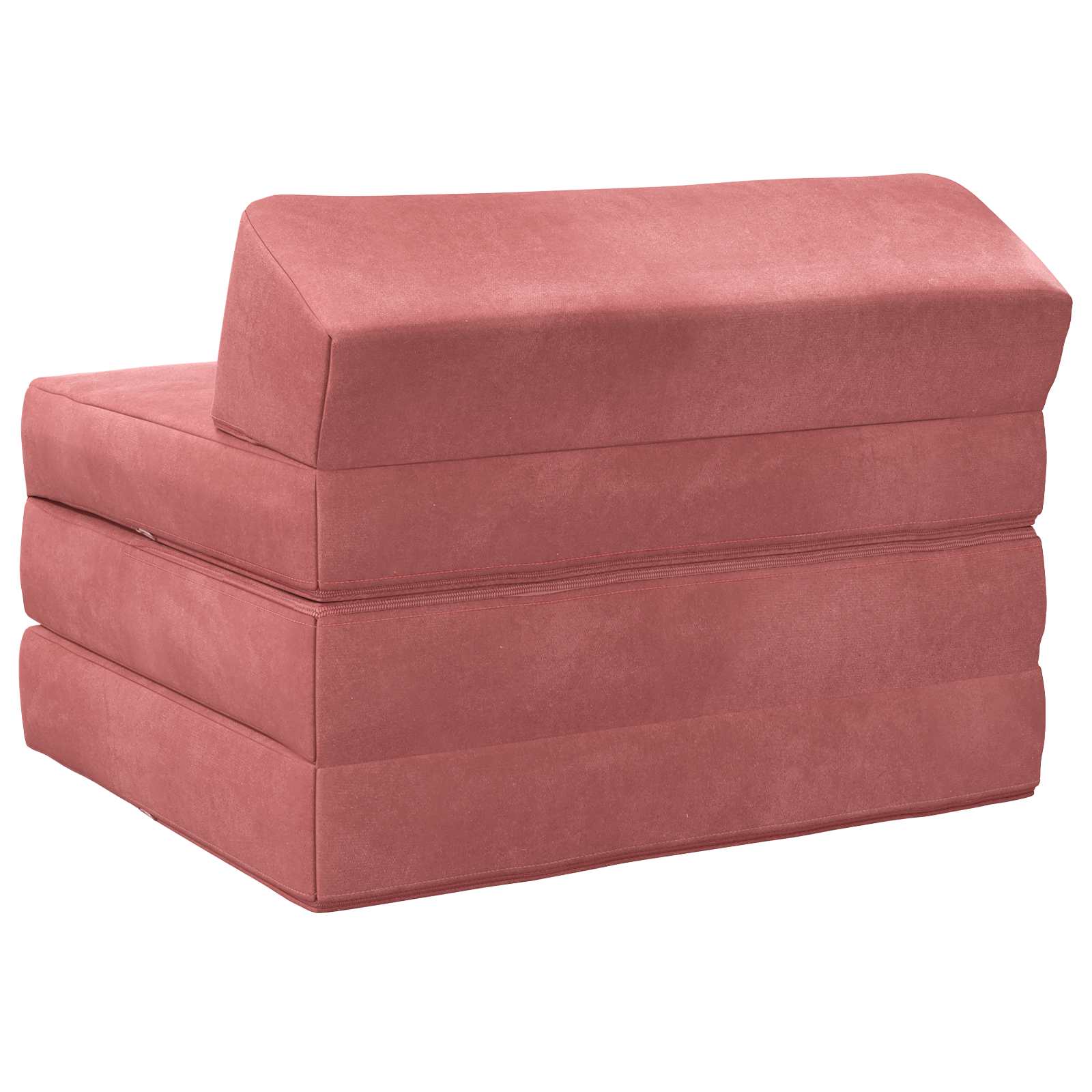 Sofa na razvlačenje Ružičasta 200 x 70 x 10 cm Baršun