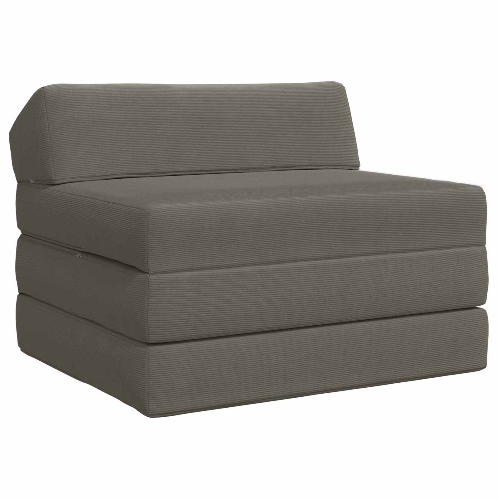 Sofa na razvlačenje Svjetlosiva 200 x 70 x 10 cm