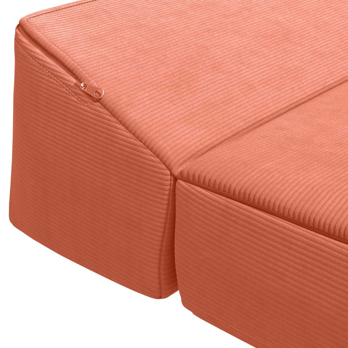 Sofa na razvlačenje Crvena narančasta 200 x 70 x 10 cm