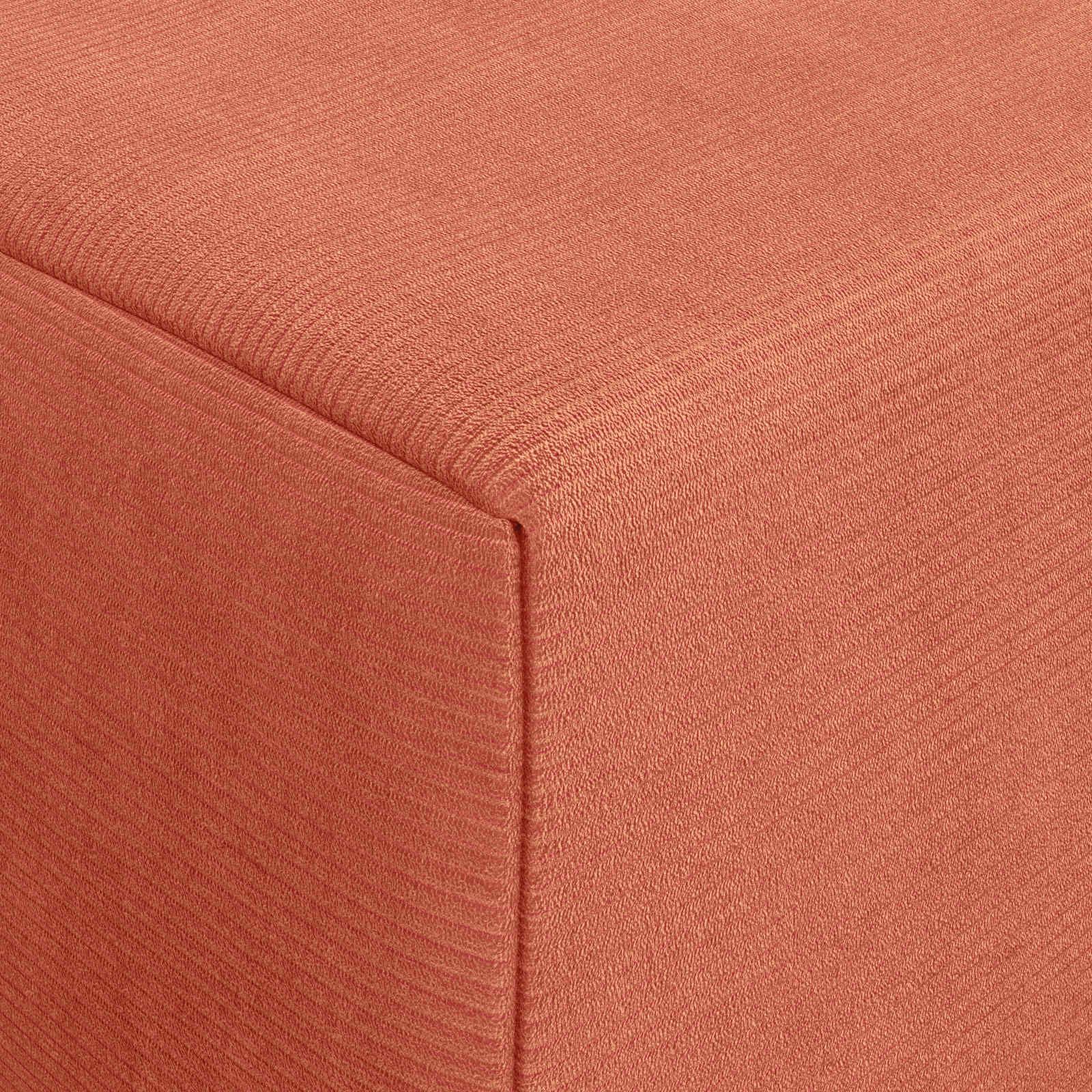 Sofa na razvlačenje Crvena narančasta 200 x 70 x 10 cm