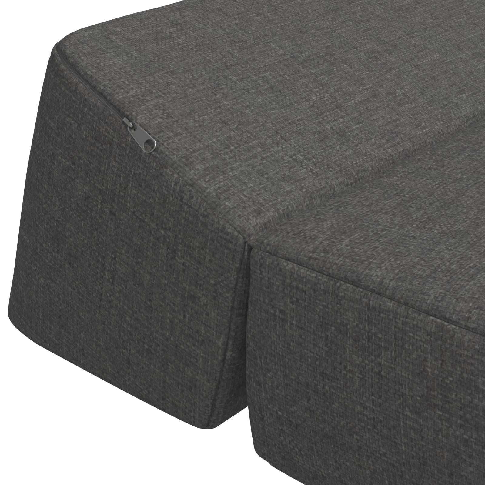Sofa na razvlačenje Tamnosiva 120 x 60 x 49 cm Tkanina