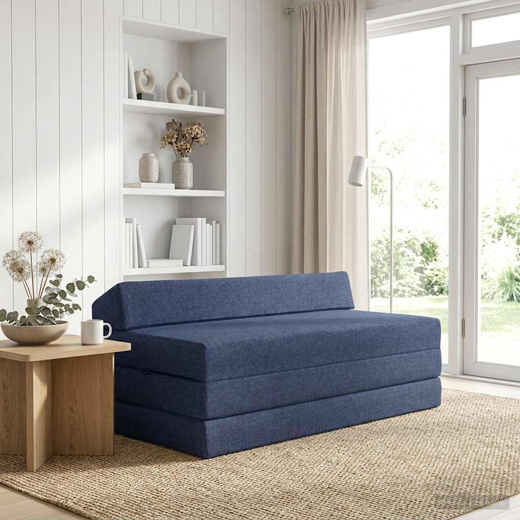 Sofa na razvlačenje Plava 120 x 60 x 49 cm Tkanina