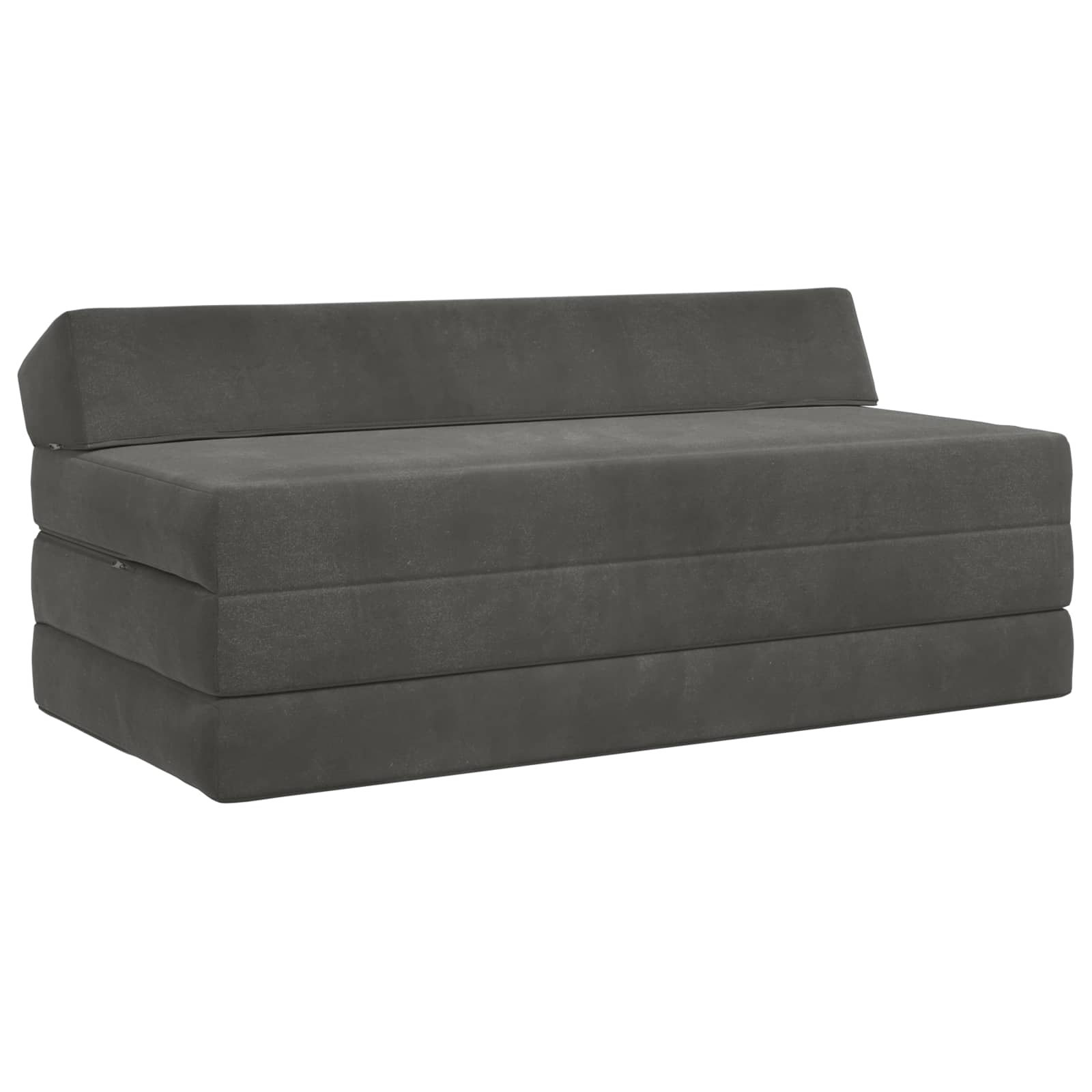 Sofa na razvlačenje Tamnosiva 120 x 60 x 49 cm Tkanina