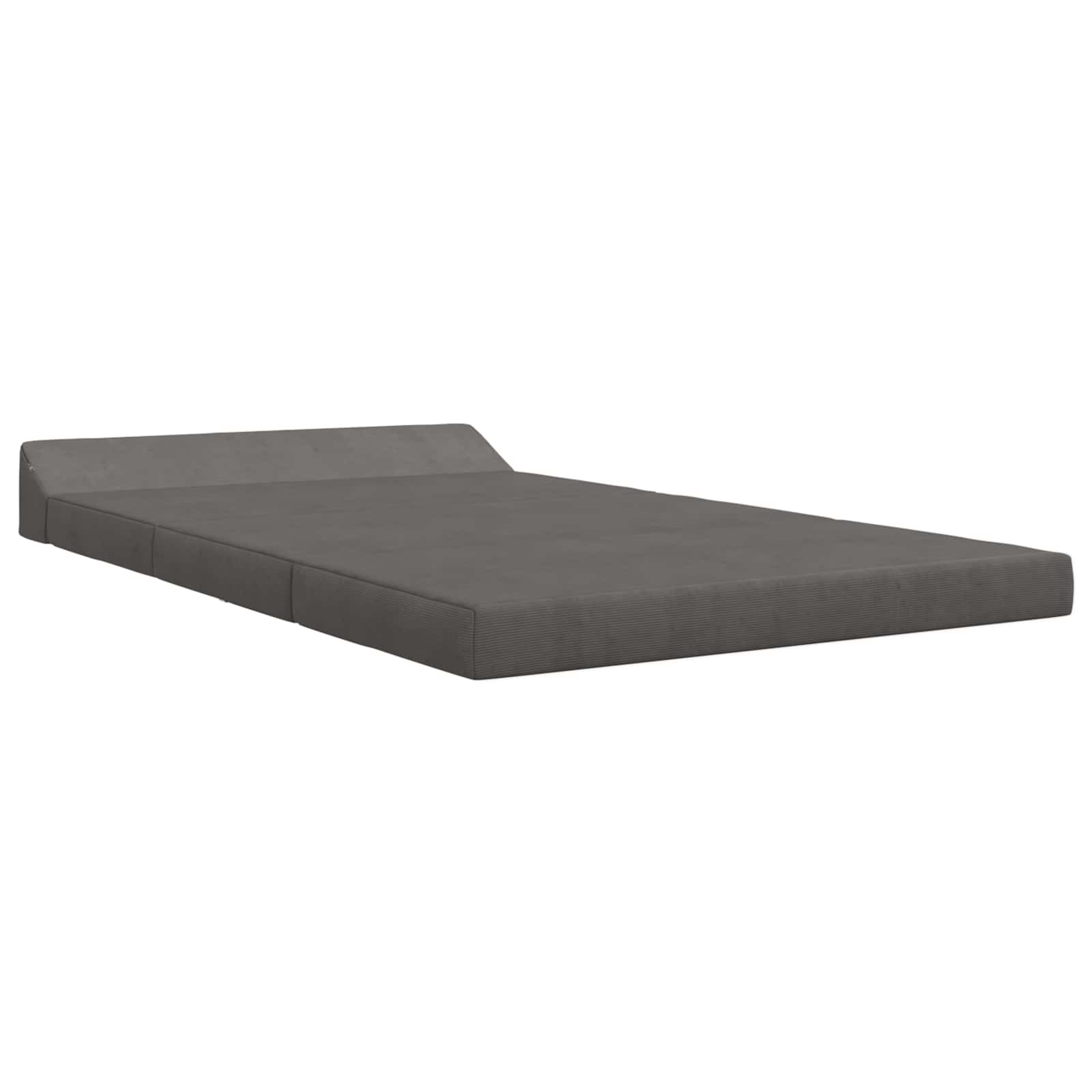 Sofa na razvlačenje Tamnosiva 120 x 60 x 49 cm Tkanina