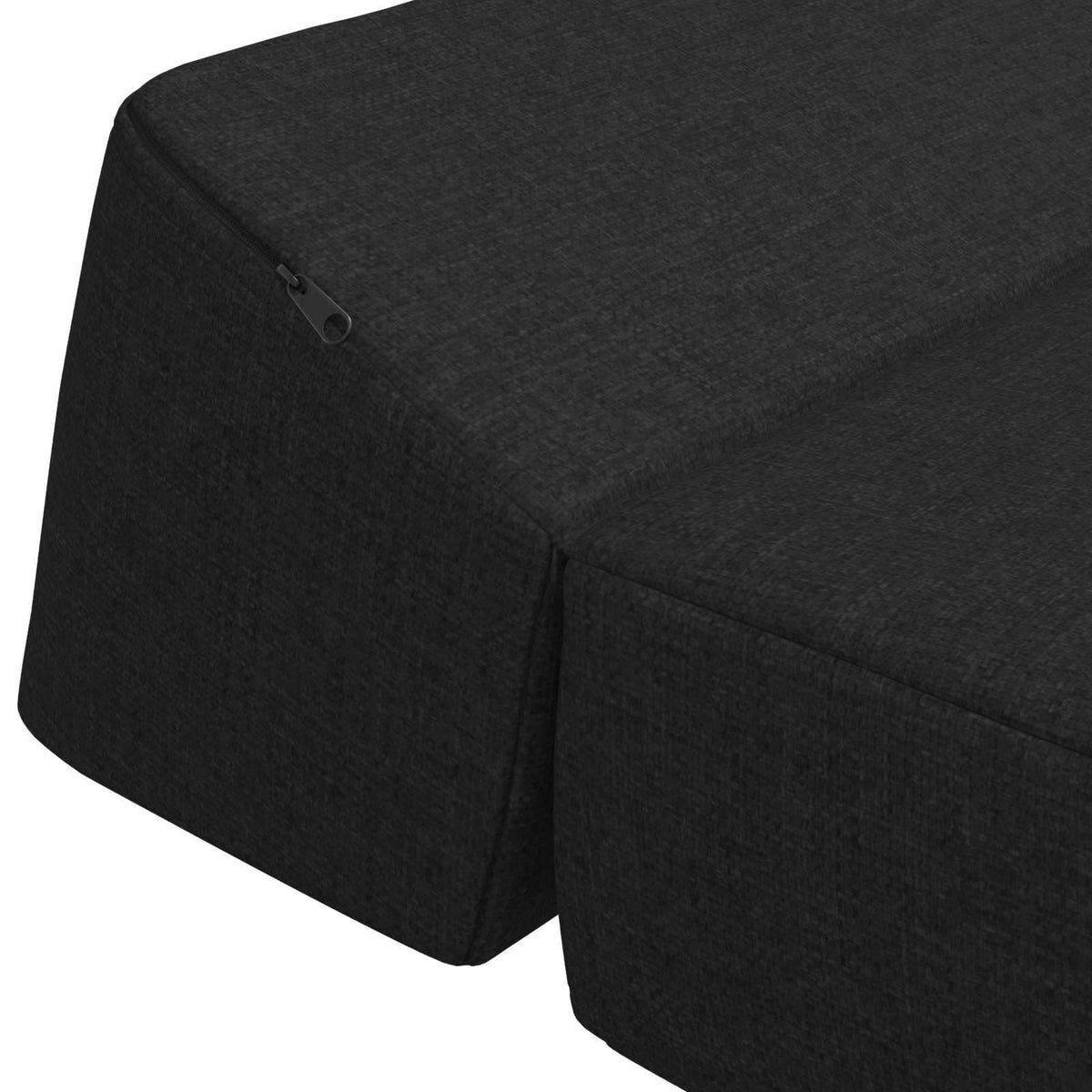 Sofa na razvlačenje Crna 60 x 70 x 41 cm Tkanina