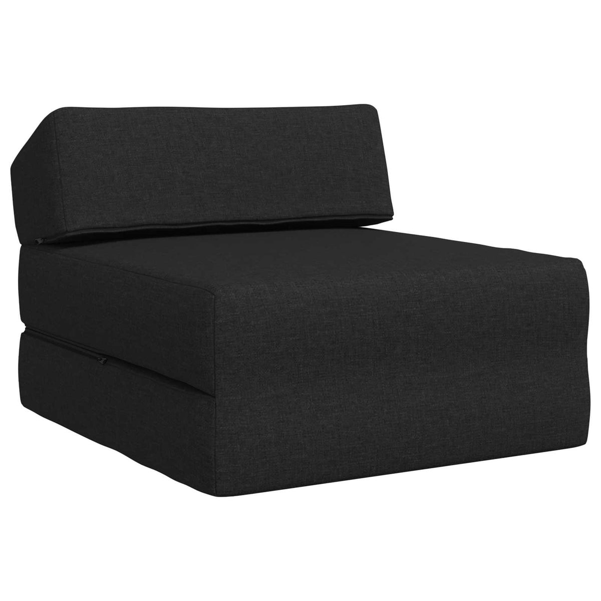 Sofa na razvlačenje Crna 60 x 70 x 41 cm Tkanina