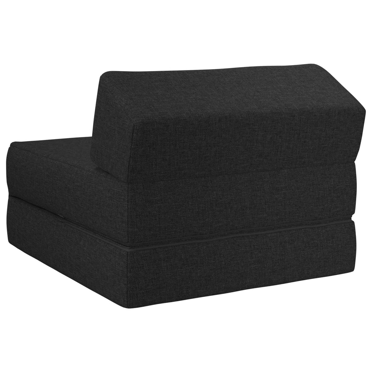 Sofa na razvlačenje Crna 60 x 70 x 41 cm Tkanina