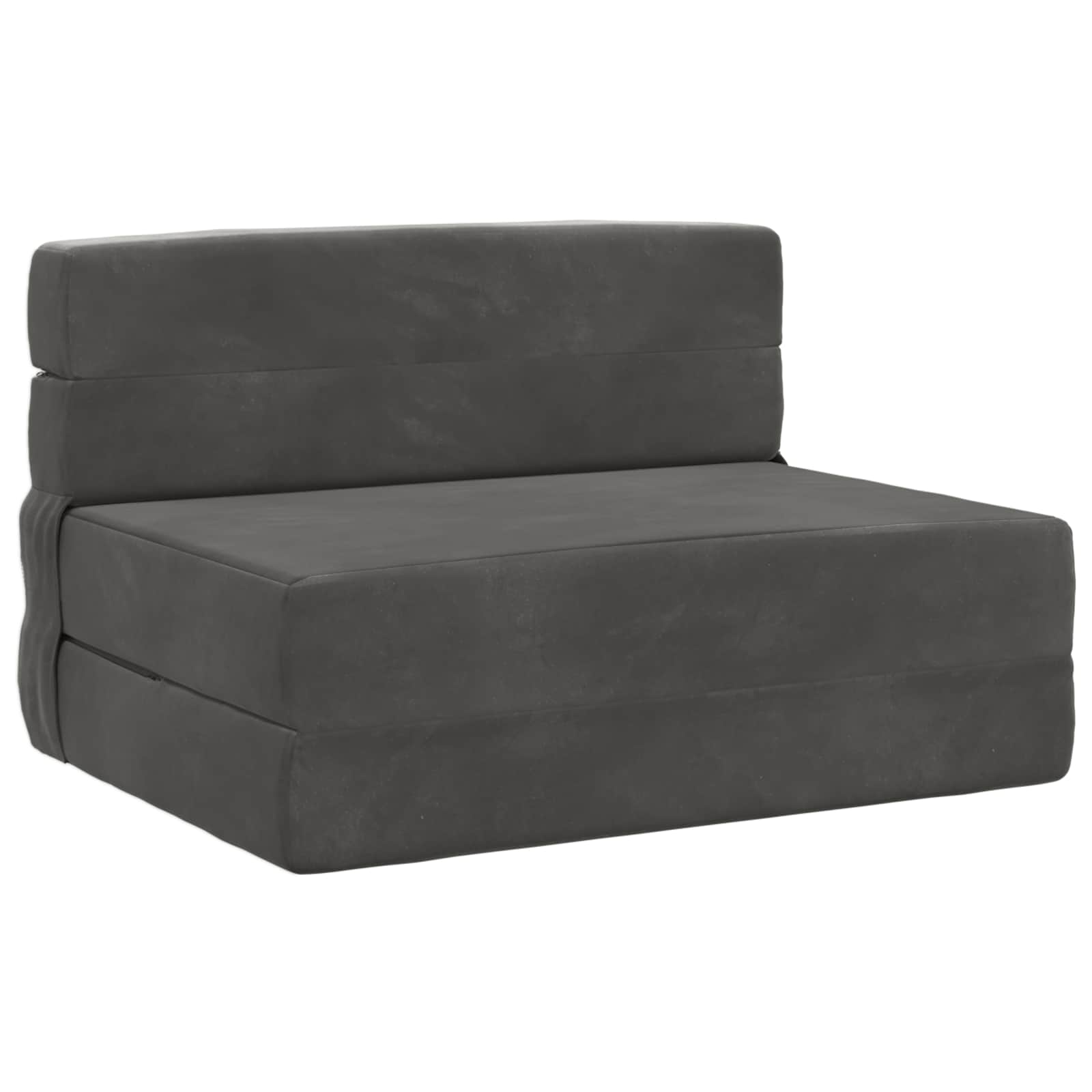 Sofa na razvlačenje Tamnosiva 70 x 72 x 60 cm Tkanina