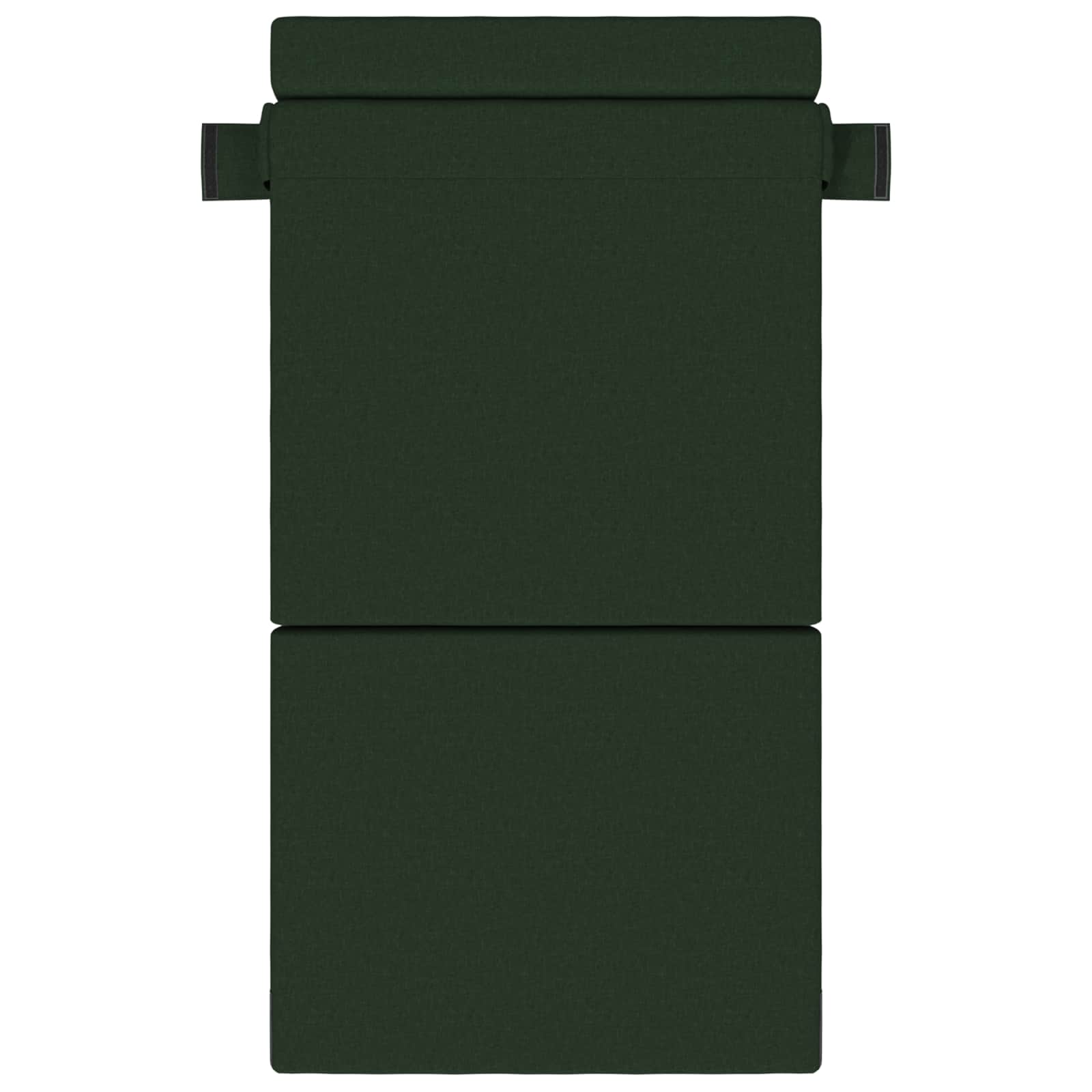 Preklopni madrac za sofu Tamnozelena 70 x 80 x 60 cm Tkanina