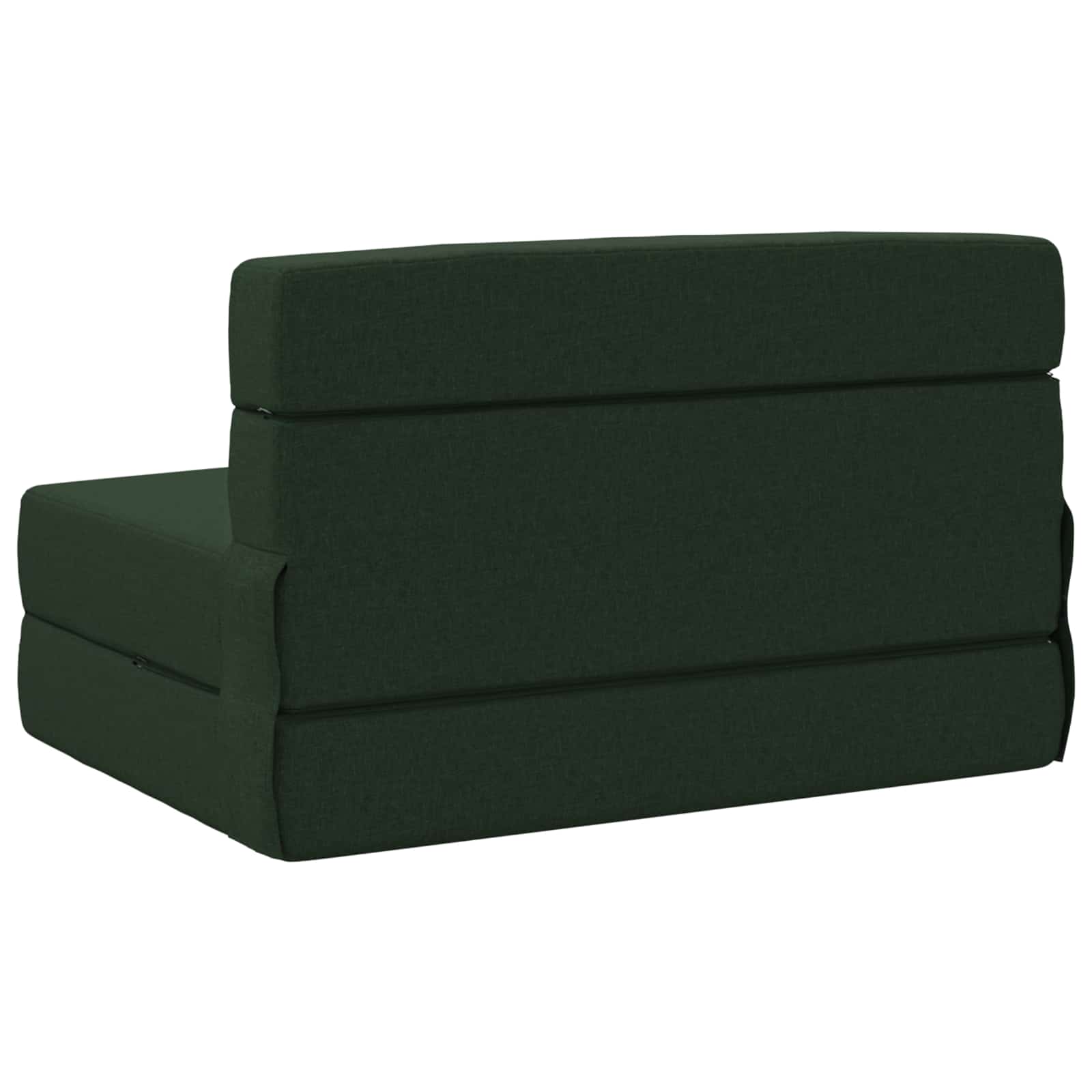 Preklopni madrac za sofu Tamnozelena 70 x 80 x 60 cm Tkanina