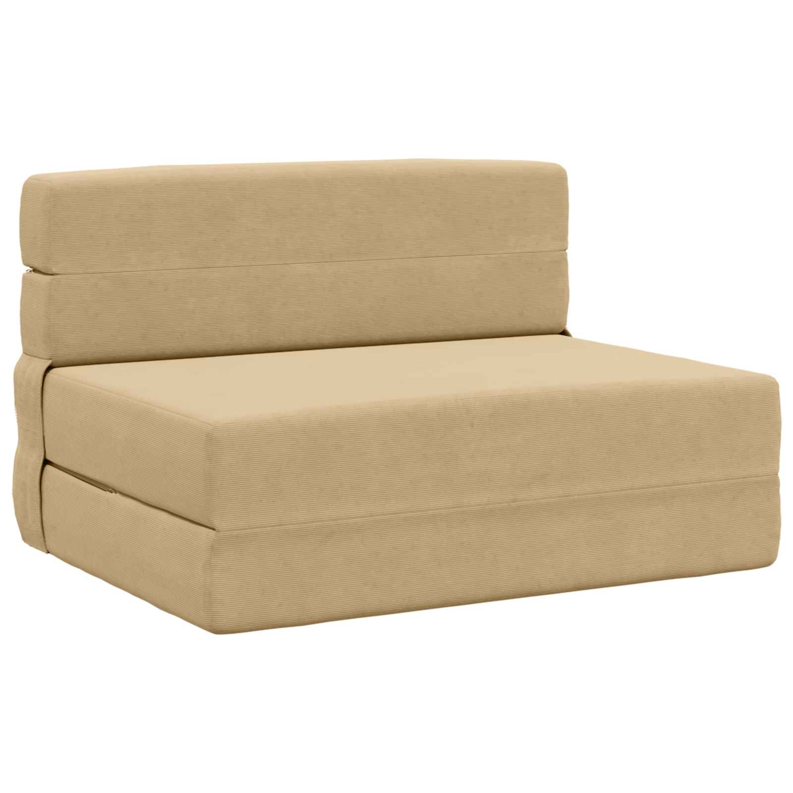 Preklopni madrac za sofu Zelena Siva 70 x 80 x 60 cm Tkanina