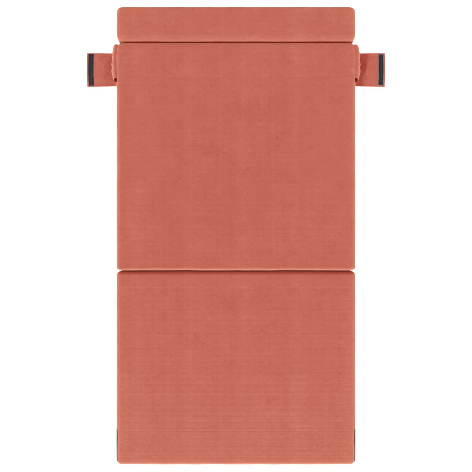 Preklopni madrac za sofu Crvena narančasta 70 x 80 x 60 cm