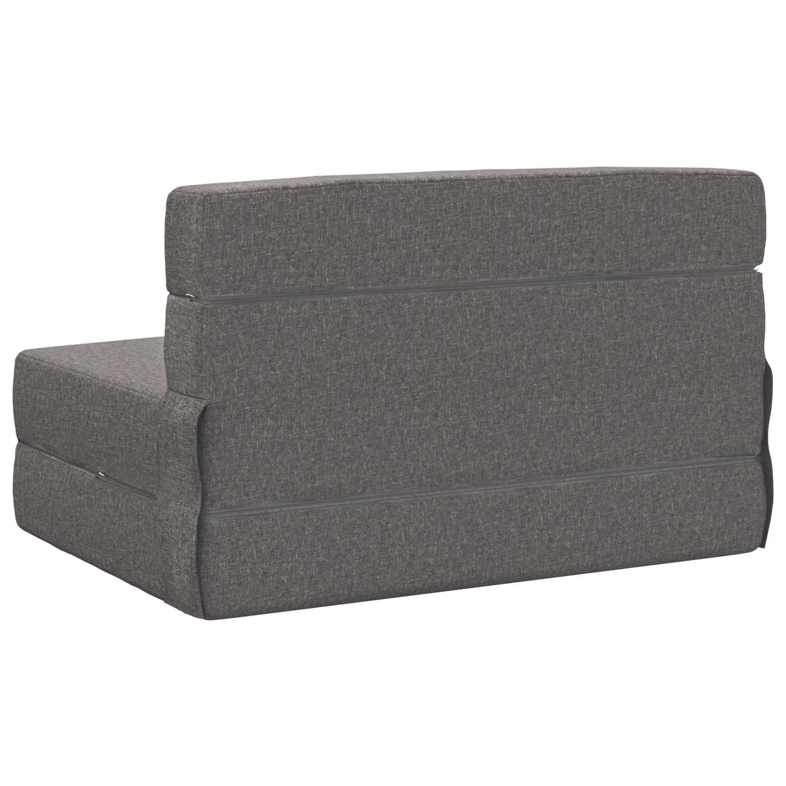 Preklopni madrac za sofu Svjetlosiva 100 x 80 x 60 cm Tkanina