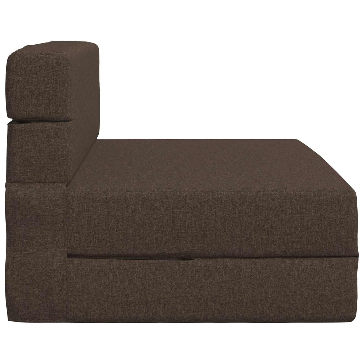 Preklopni madrac za sofu Sivosmeđa 100 x 80 x 60 cm Tkanina