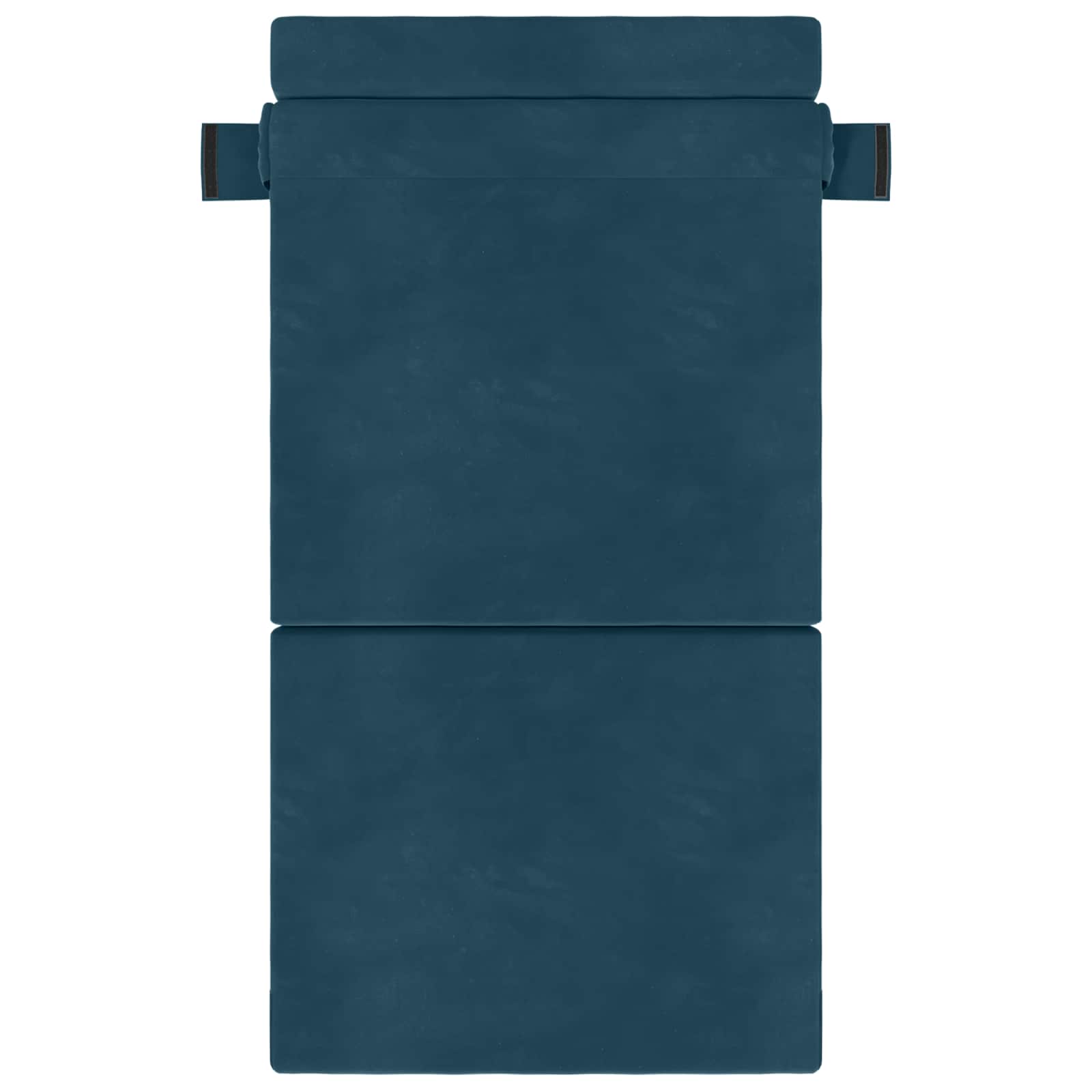 Sofa na razvlačenje Plava 100 x 80 x 60 cm Tkanina