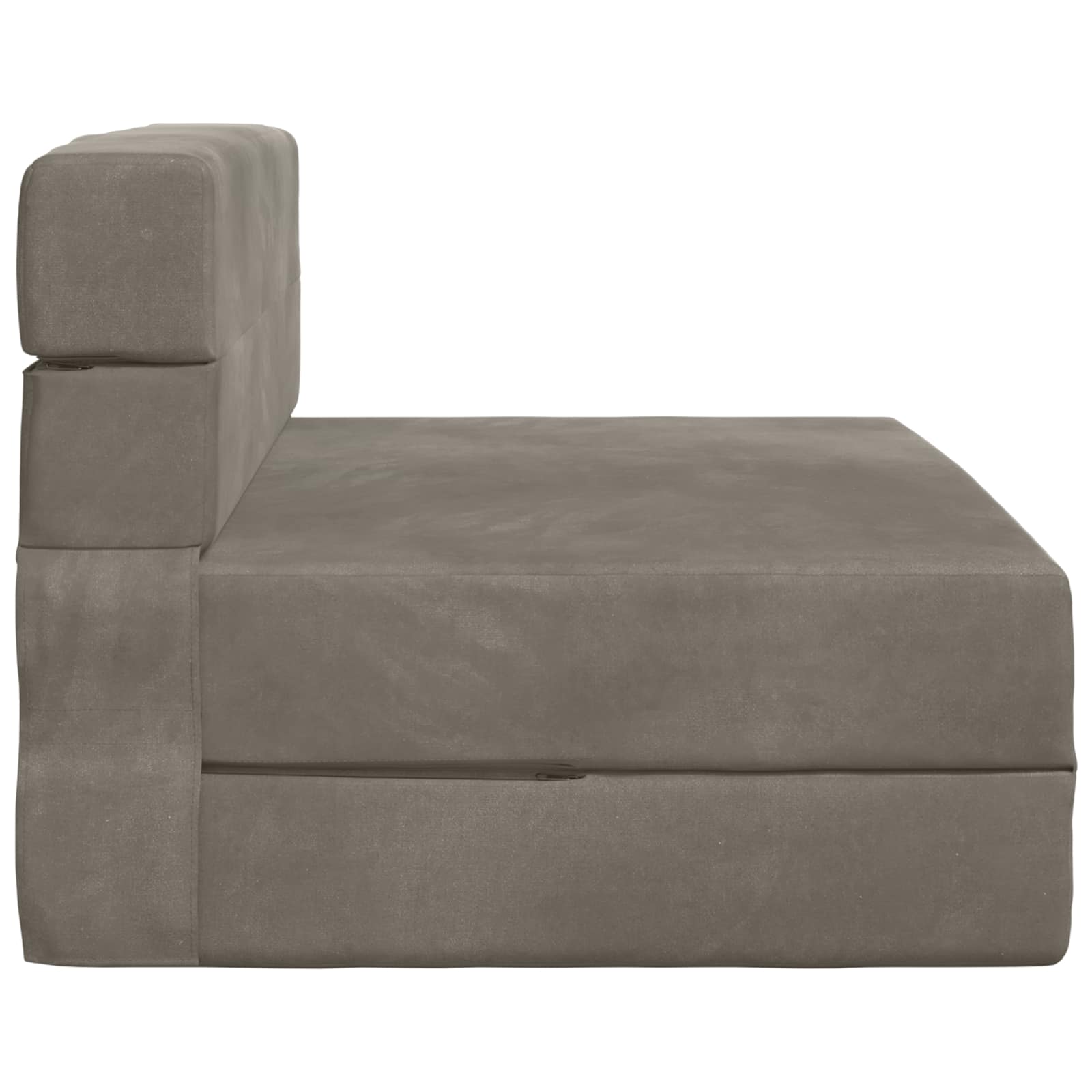 Preklopni madrac za sofu Svjetlosiva 100 x 80 x 60 cm Tkanina