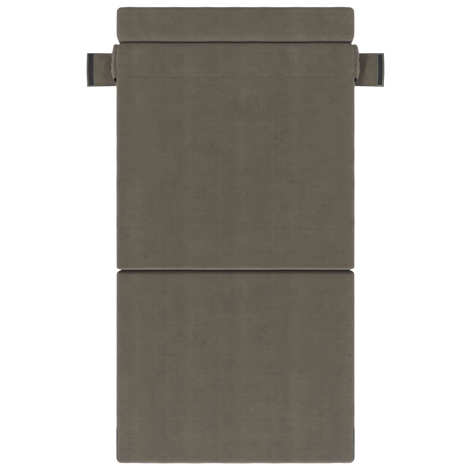 Preklopni madrac za sofu Svjetlosiva 100 x 80 x 60 cm Tkanina