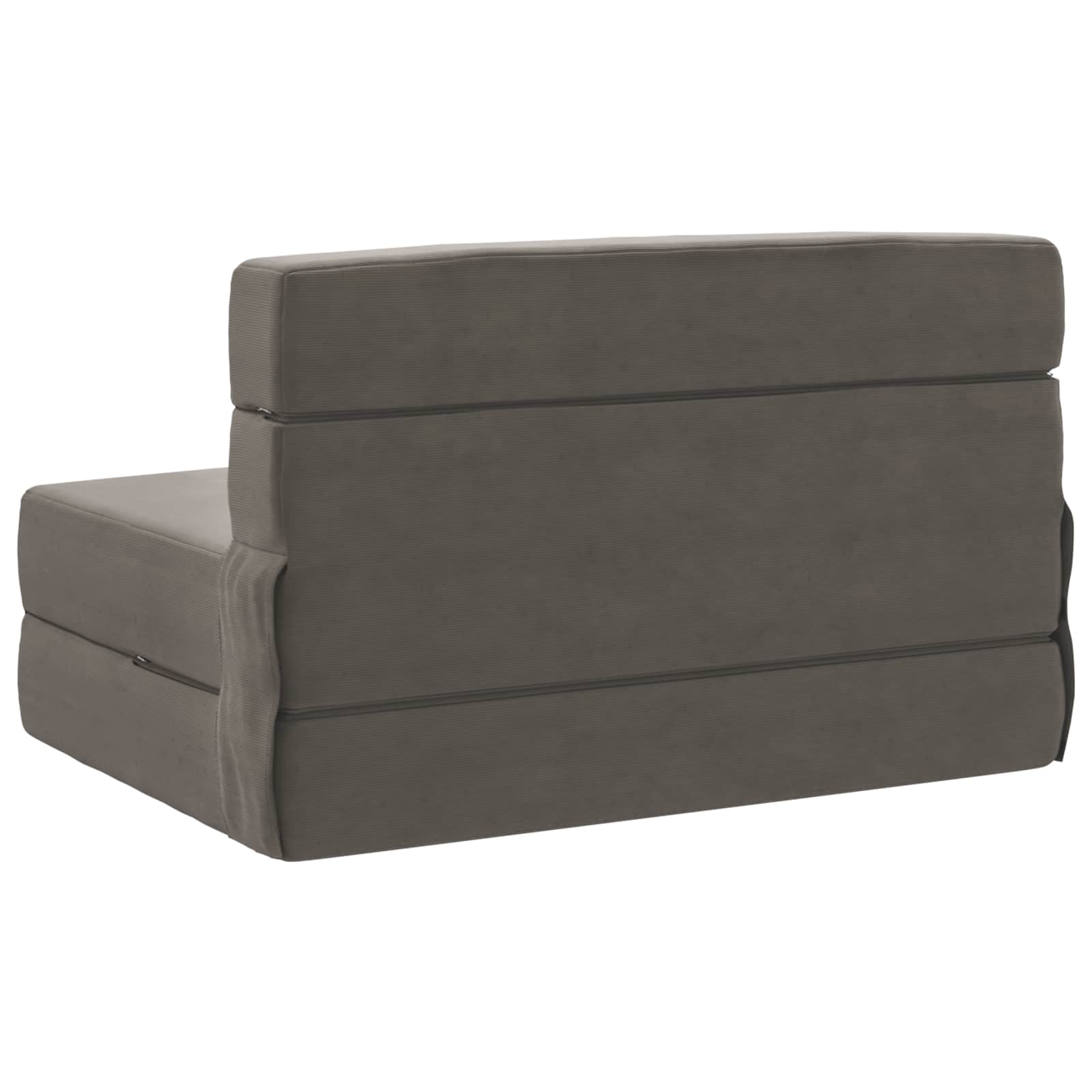 Preklopni madrac za sofu Svjetlosiva 100 x 80 x 60 cm Tkanina