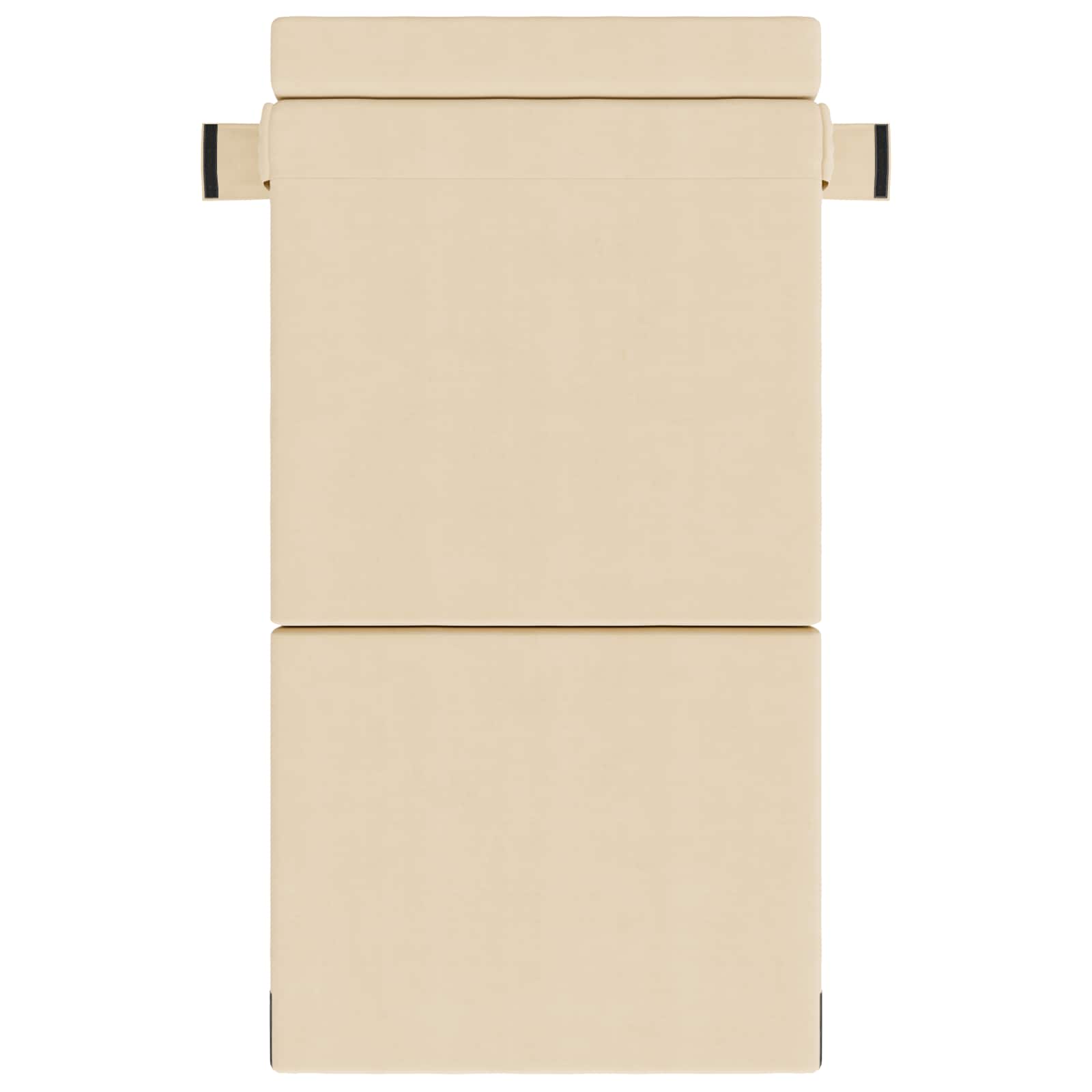 Preklopni madrac za sofu Krem 100 x 80 x 60 cm Tkanina