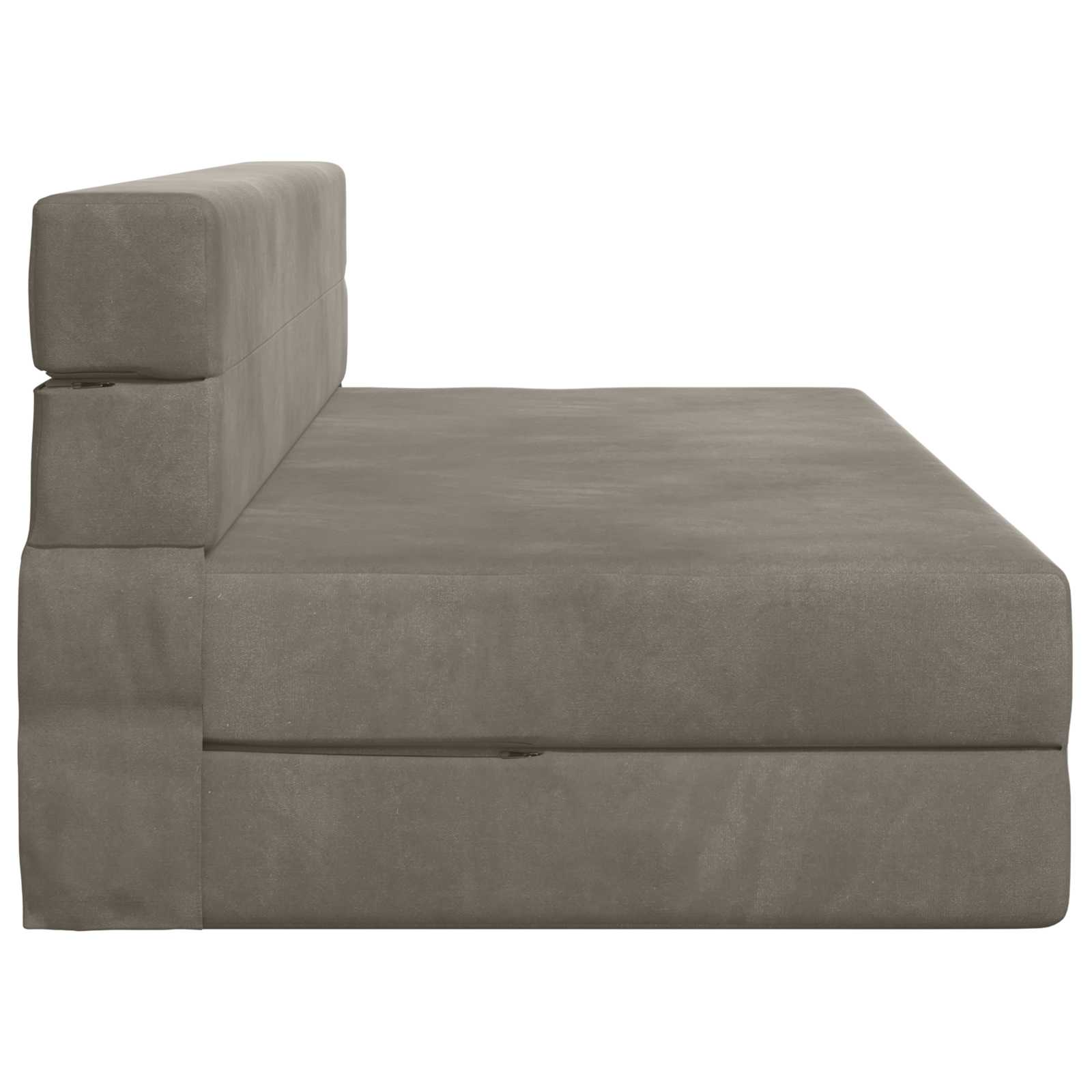 Sofa na razvlačenje Svjetlosiva 152 x 86,5 x 60 cm Tkanina