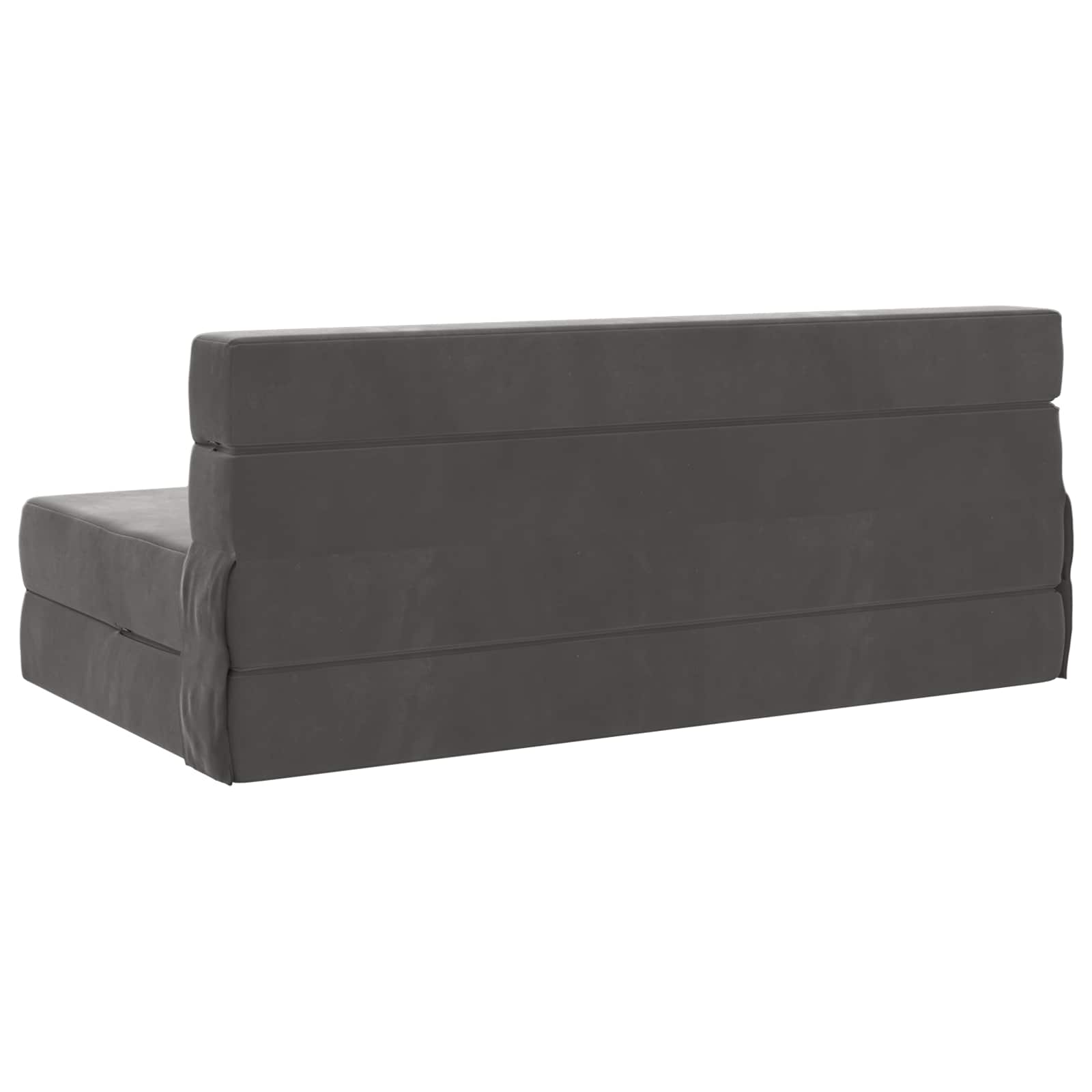 Sofa na razvlačenje Tamnosiva 152 x 86,5 x 60 cm Tkanina