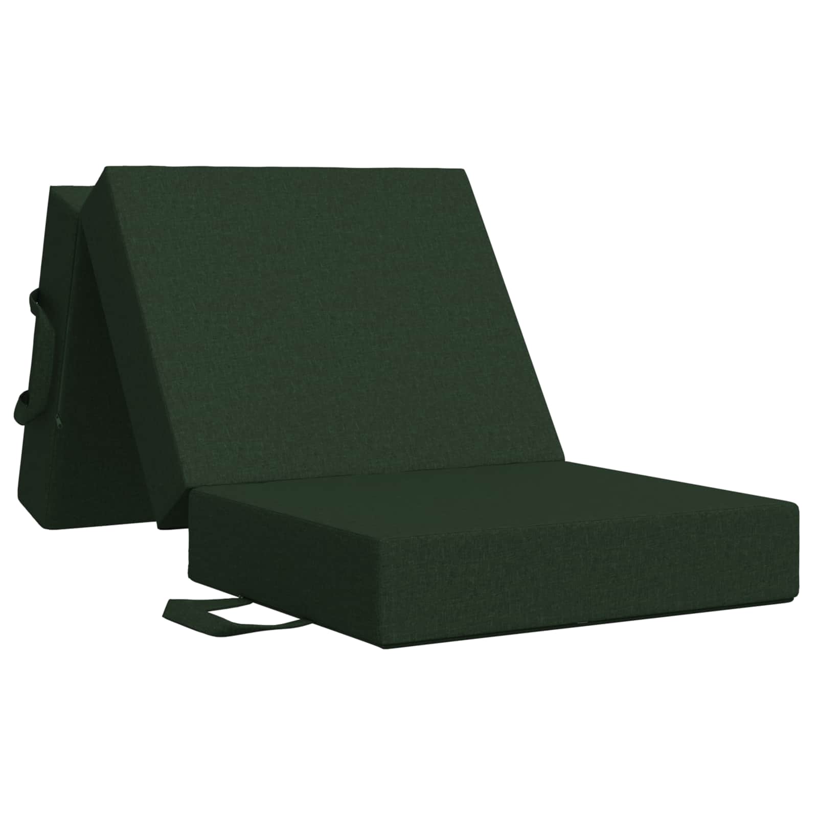 Sofa na razvlačenje 75 x 63 x 45 cm Tamnozelena
