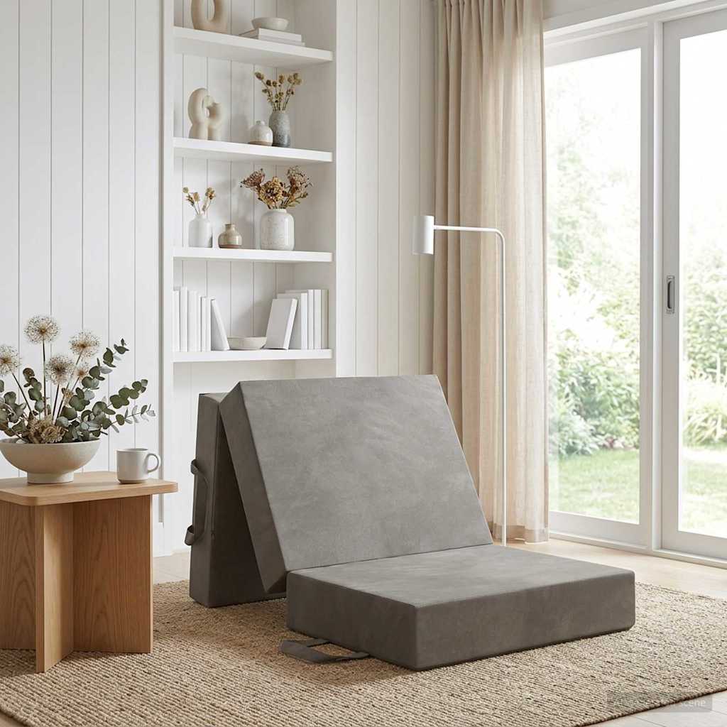 Sofa na razvlačenje 75 x 63 x 45 cm Svjetlosiva