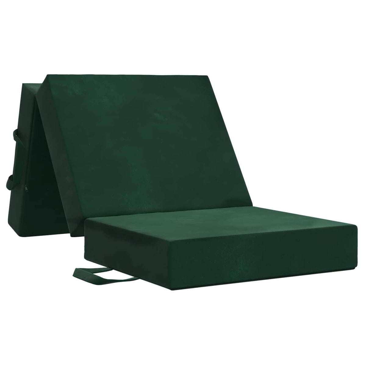 Sofa na razvlačenje 75 x 63 x 45 cm Tamnozelena