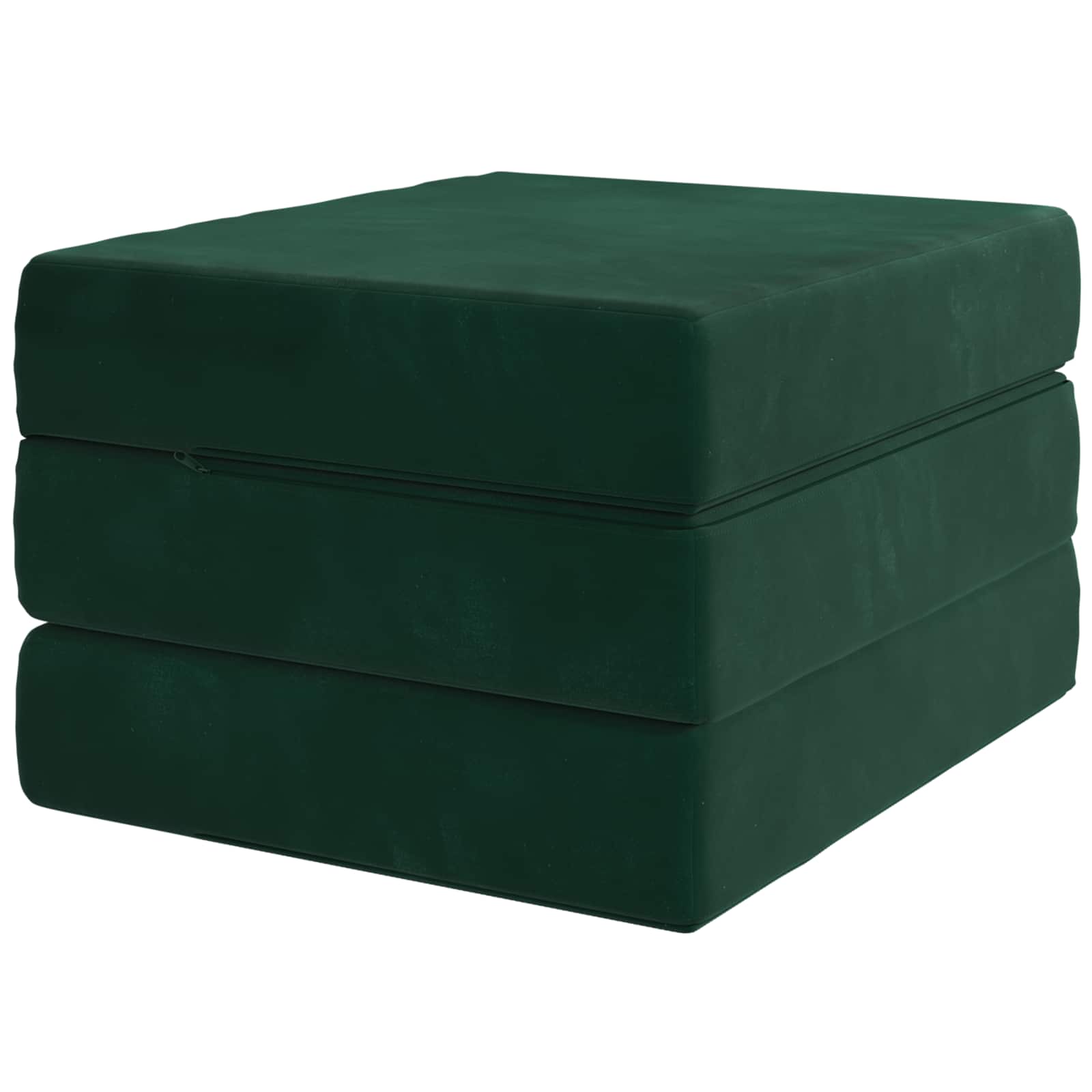 Sofa na razvlačenje 75 x 63 x 45 cm Tamnozelena