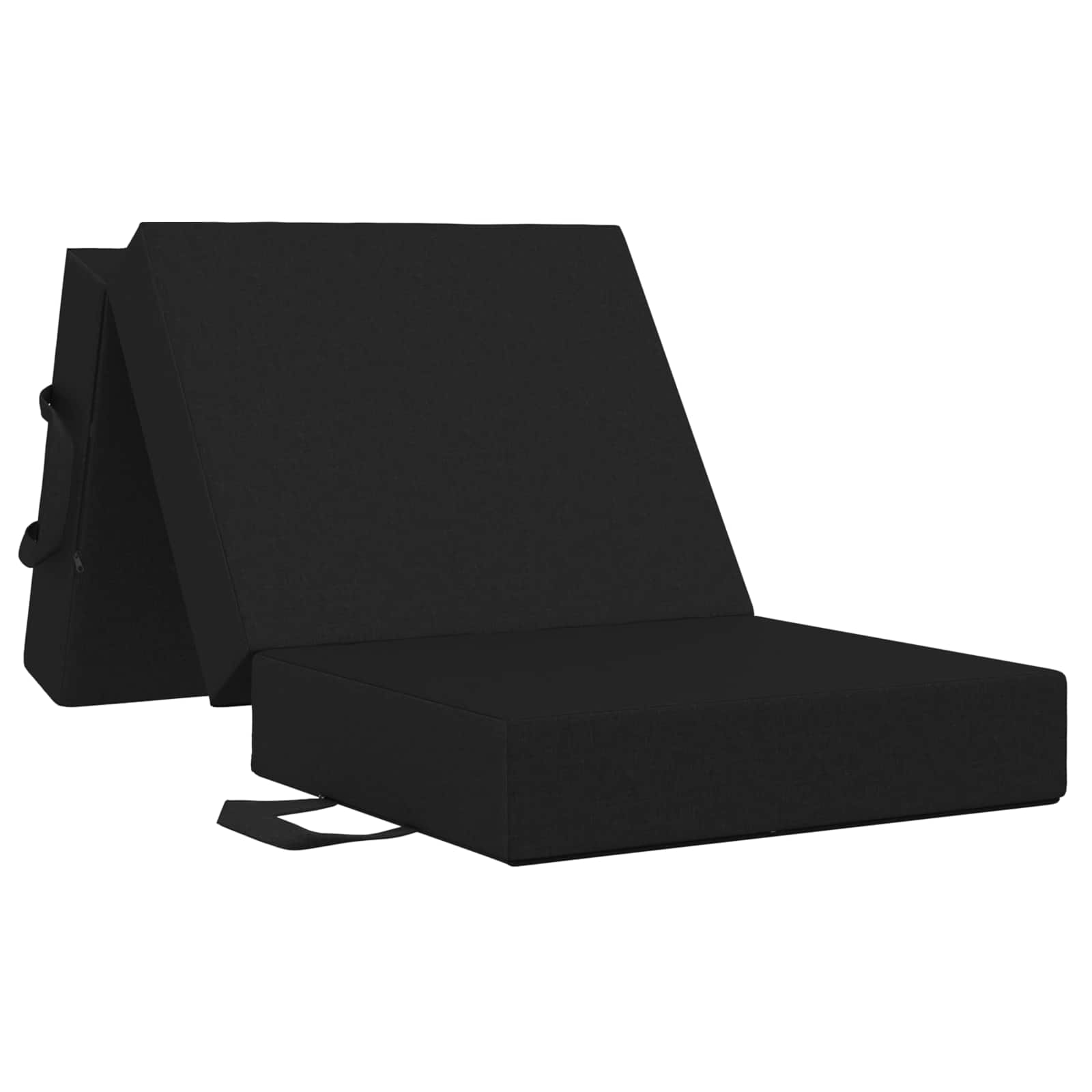Sofa na razvlačenje 90 x 63 x 45 cm Crna
