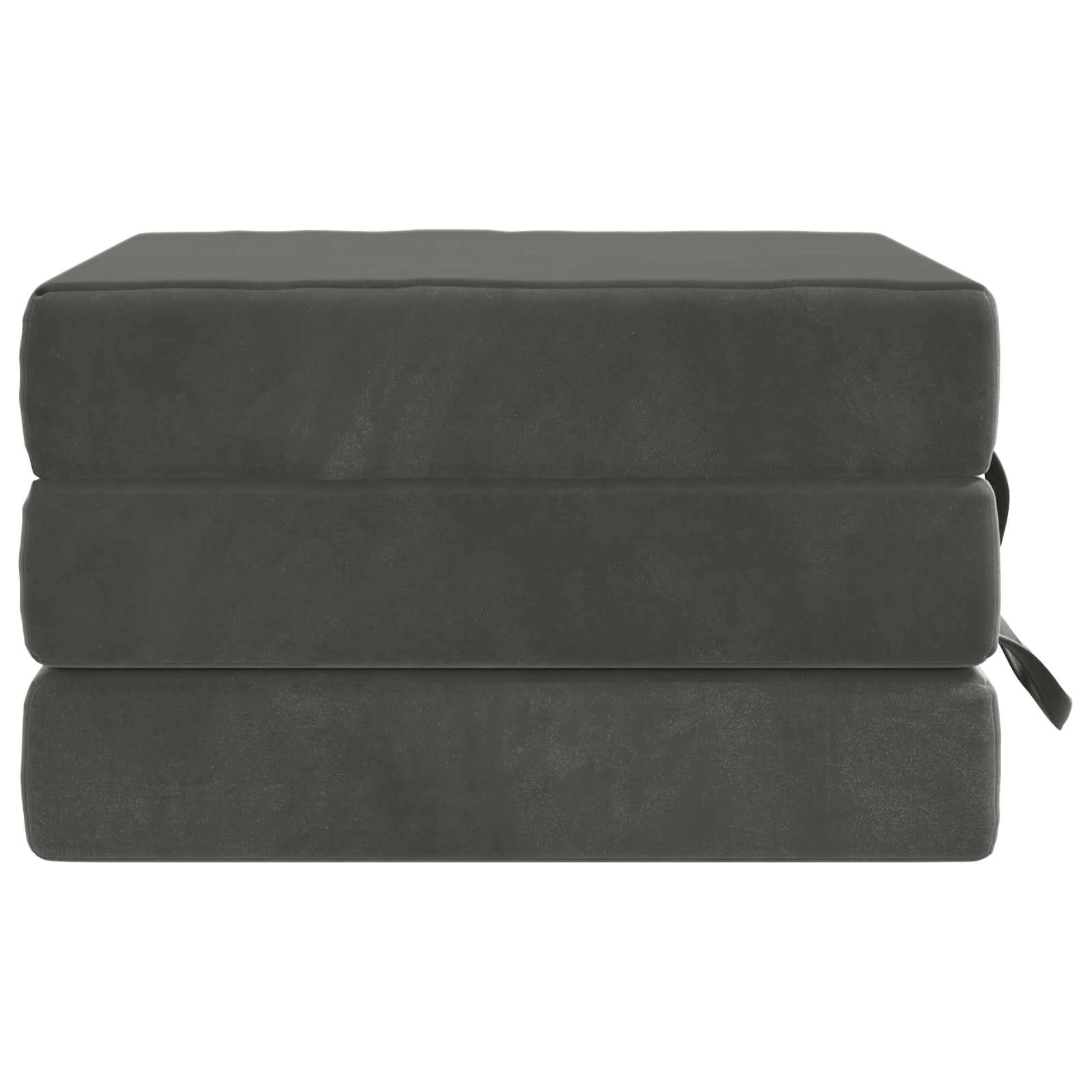 Sofa na razvlačenje 90 x 63 x 45 cm Tamnosiva