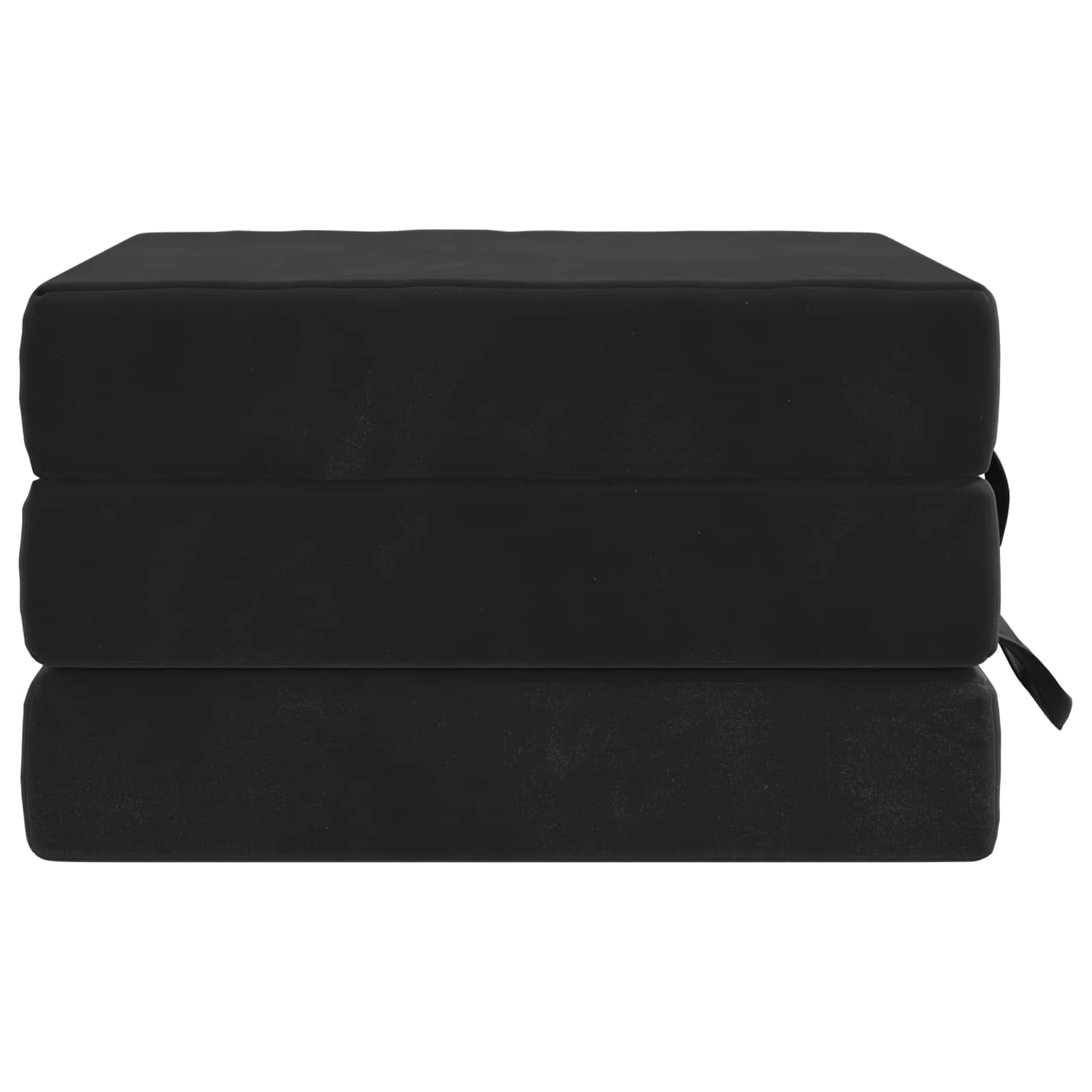 Sofa na razvlačenje 90 x 63 x 45 cm Crna