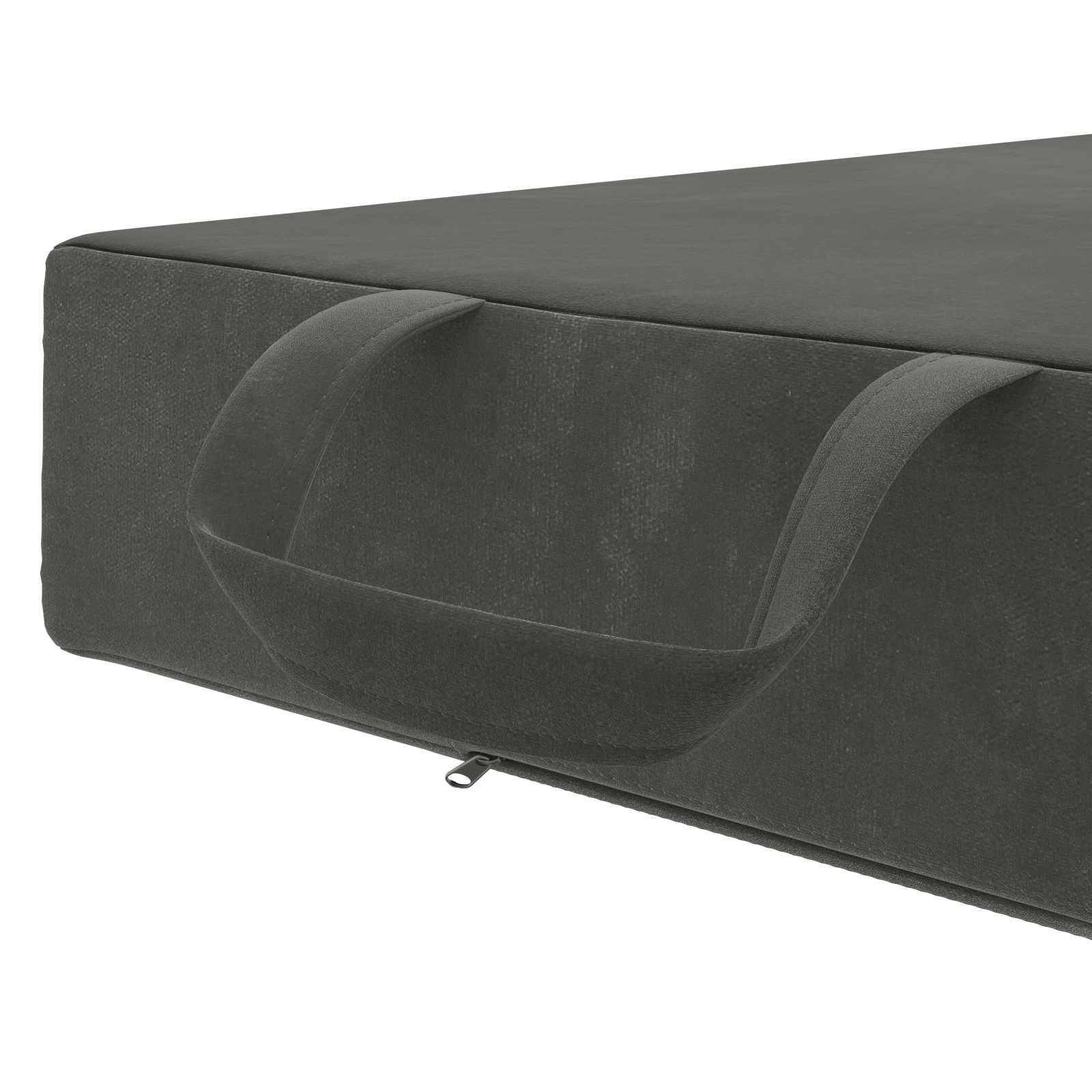 Sofa na razvlačenje 75 x 67 x 45 cm Tamnosiva