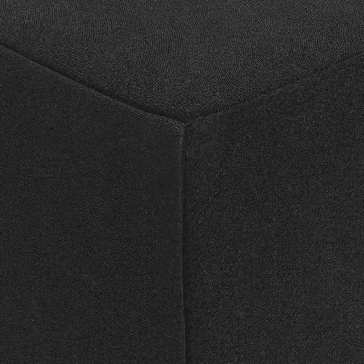 Sofa na razvlačenje 75 x 67 x 45 cm Crna