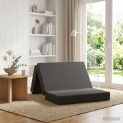 Sofa na razvlačenje 80 x 67 x 45 cm Tamnosiva