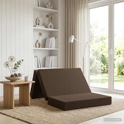 Sofa na razvlačenje 90 x 67 x 45 cm Sivosmeđa