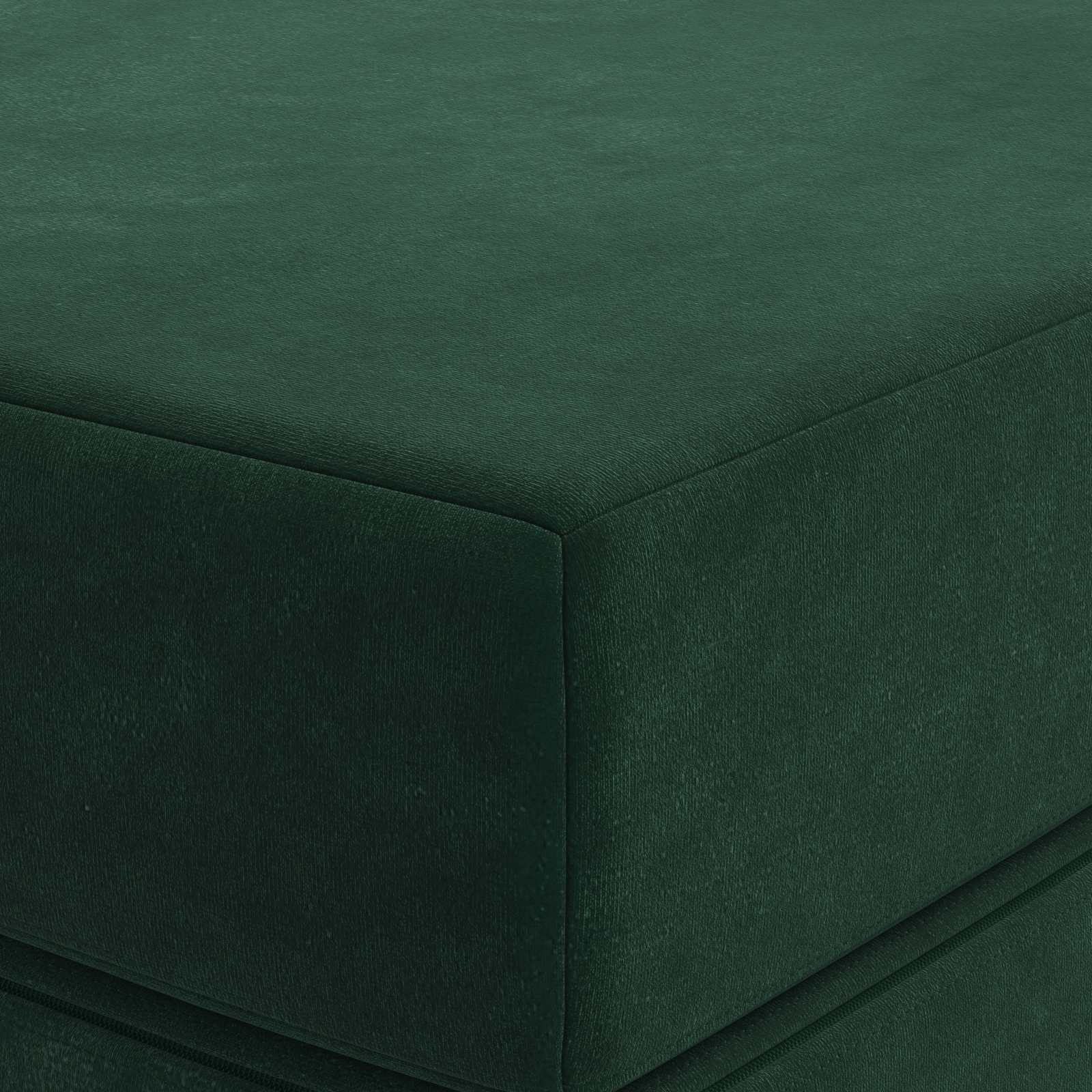 Sofa na razvlačenje 80 x 67 x 45 cm Tamnozelena