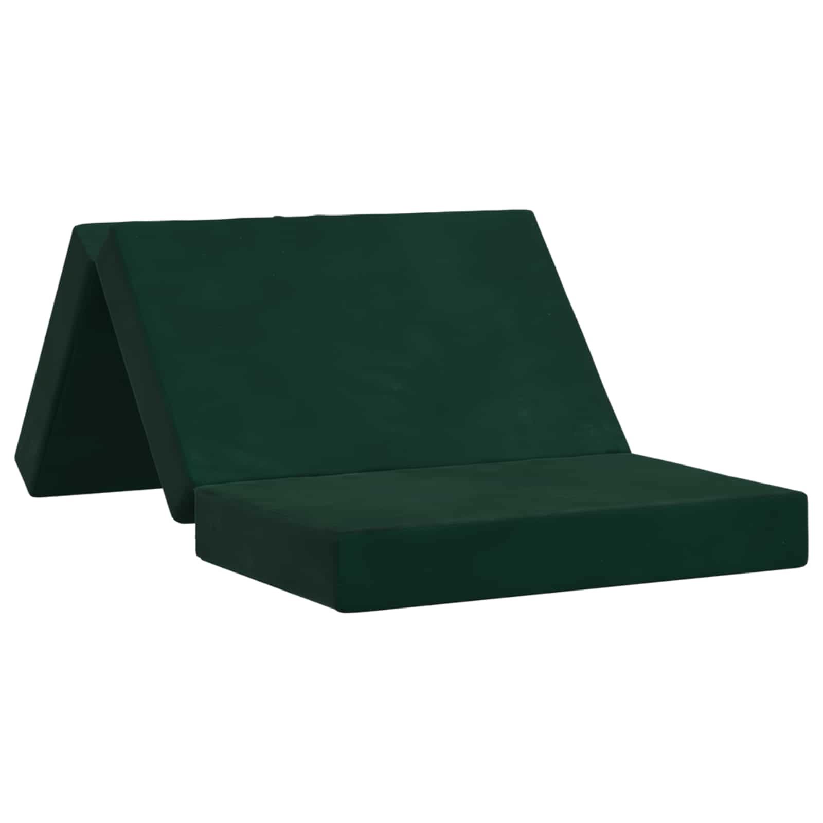 Sofa na razvlačenje 80 x 67 x 45 cm Tamnozelena